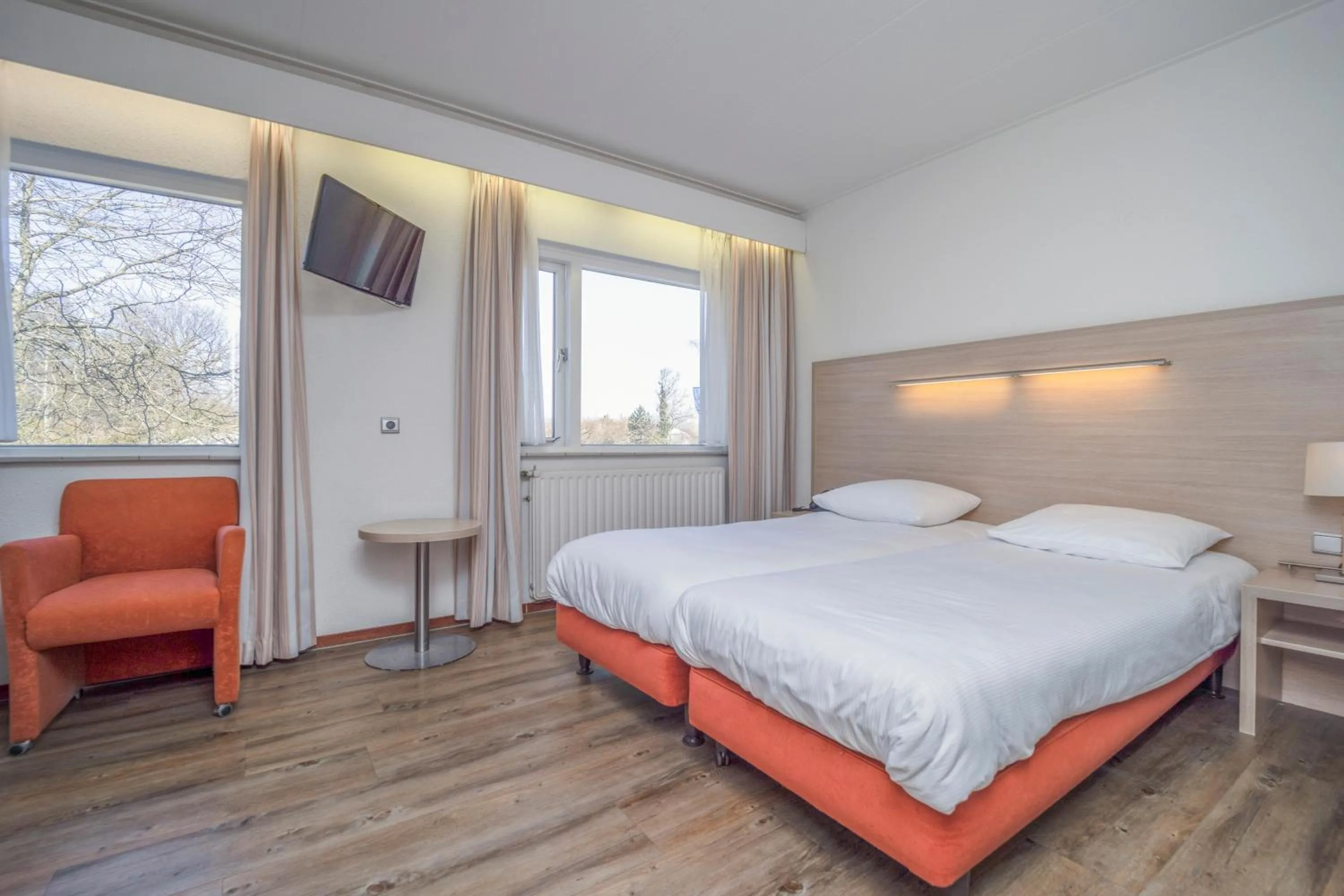 Bedroom, Bed in Fletcher Hotel Restaurant De Witte Raaf