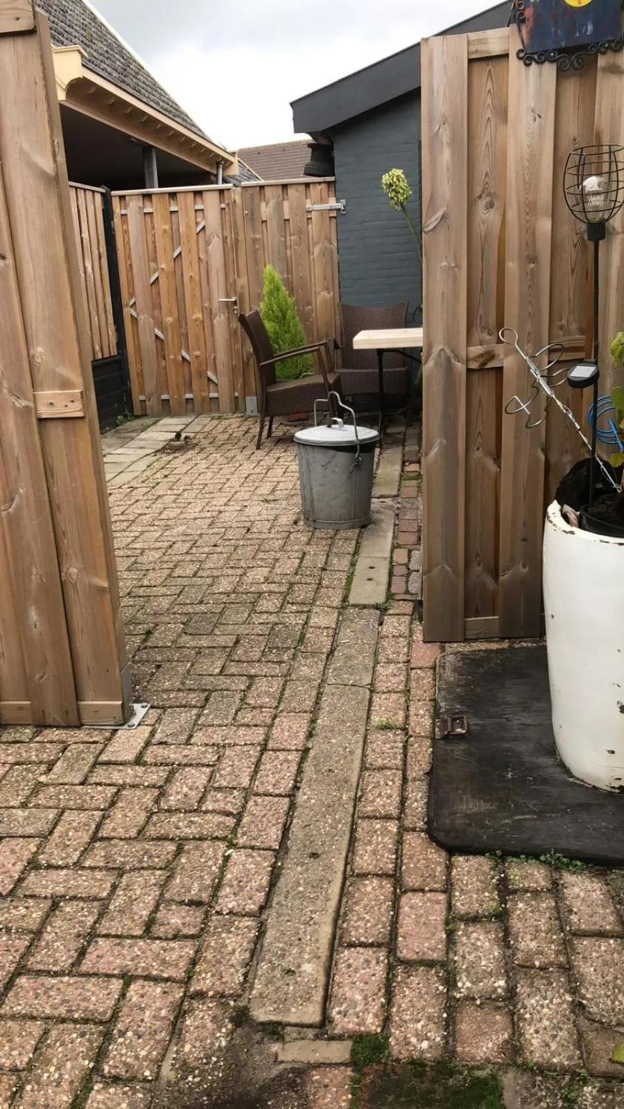 Patio in Het Huis van de Wadden
