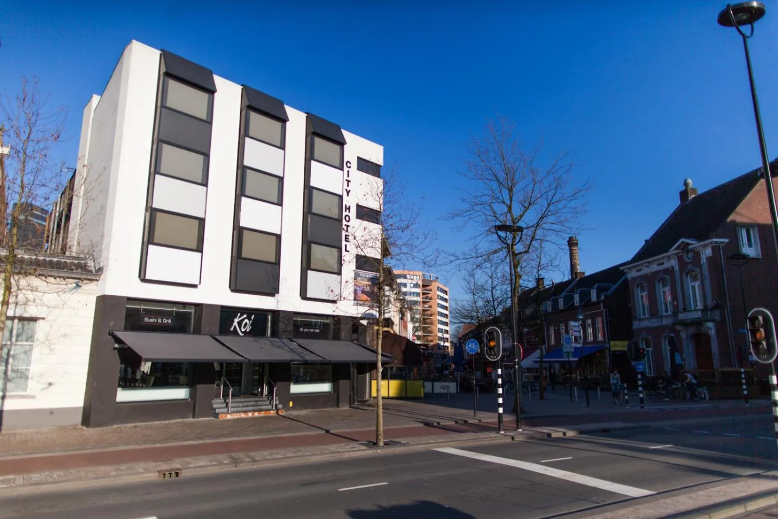 Facade/entrance in City Hotel Tilburg