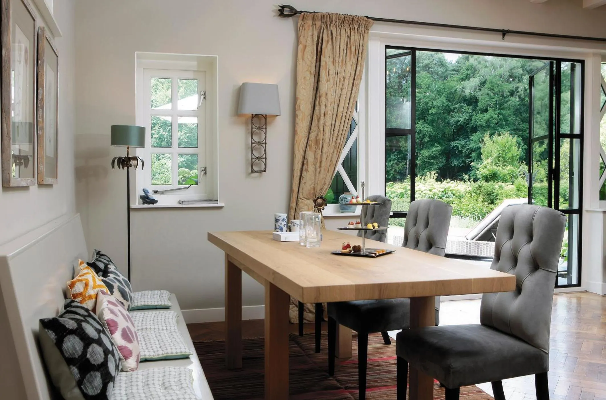 Seating area in Relais & Chateaux Hotel Landgoed Het Roode Koper