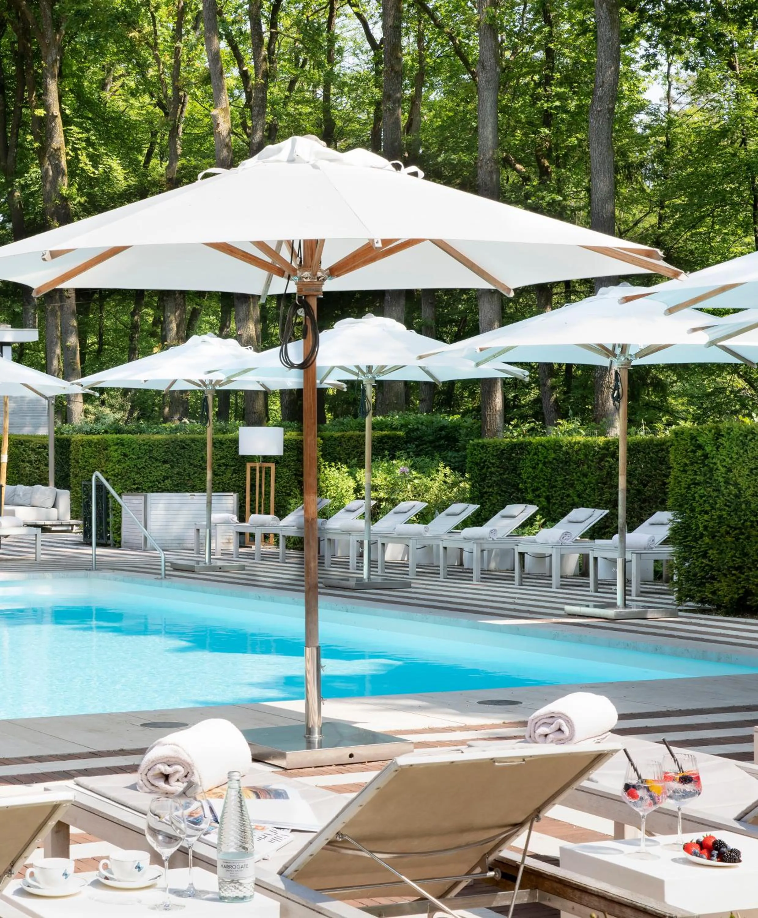 Swimming pool in Relais & Chateaux Hotel Landgoed Het Roode Koper