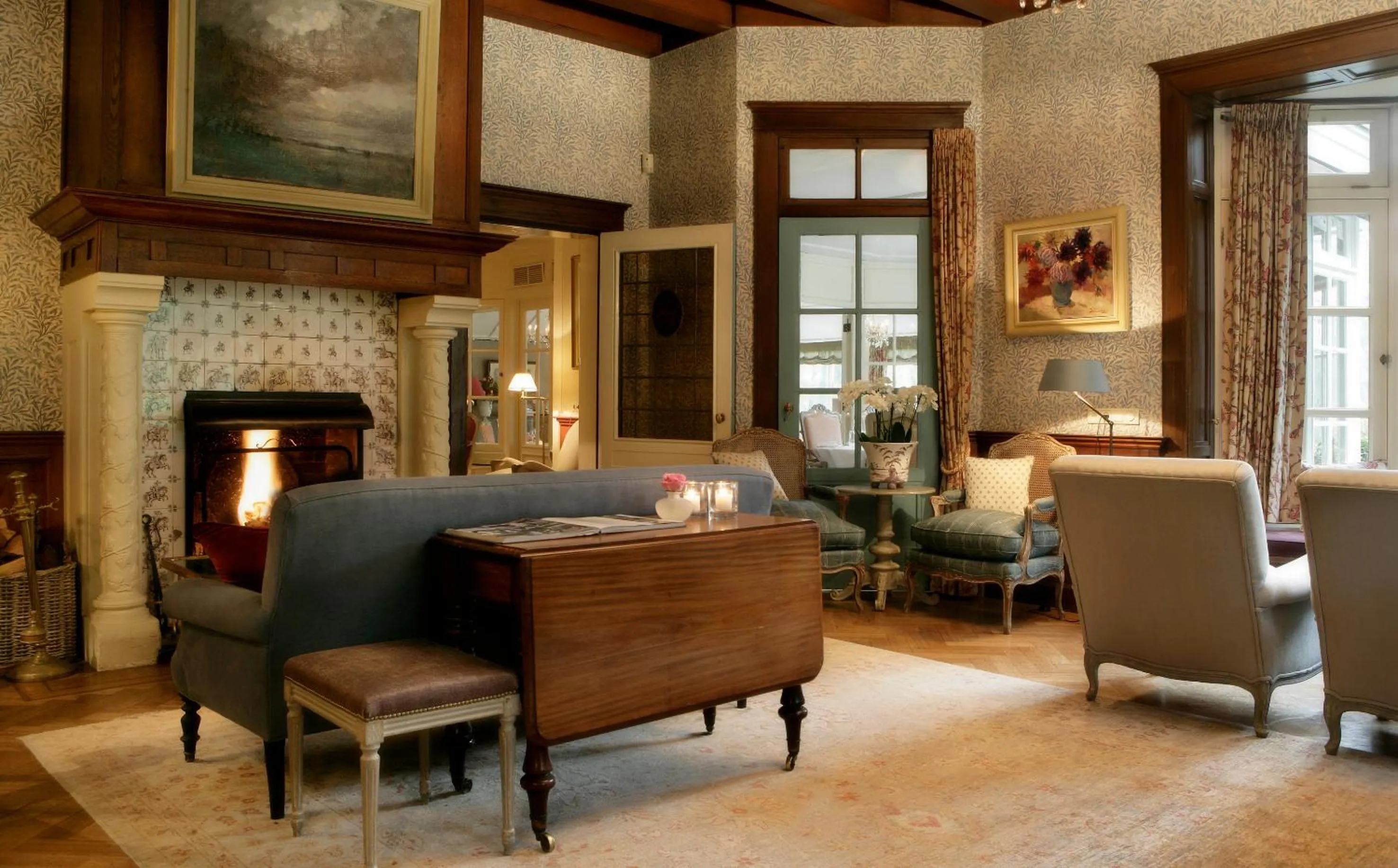 Lobby or reception in Relais & Chateaux Hotel Landgoed Het Roode Koper