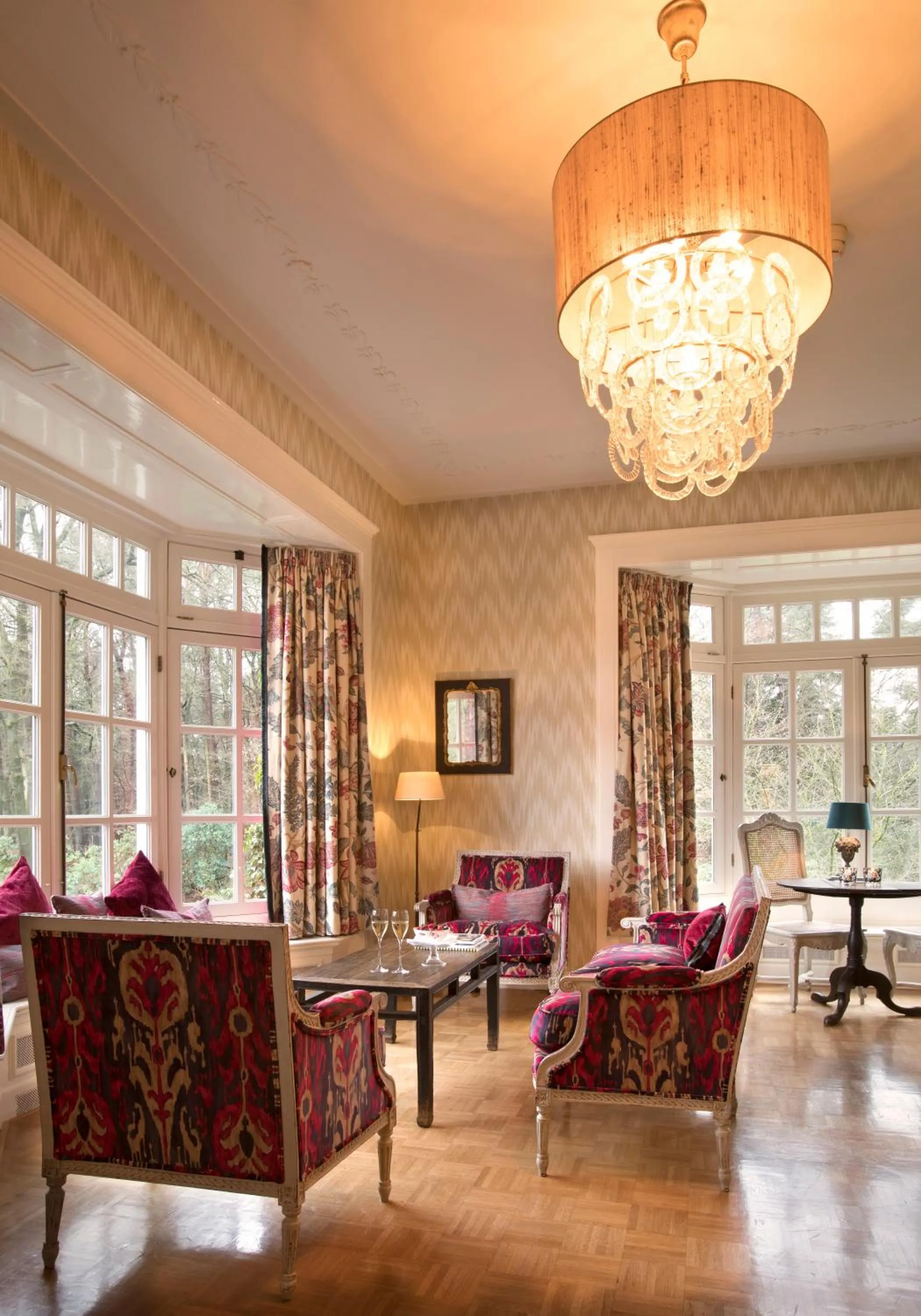 Seating area in Relais & Chateaux Hotel Landgoed Het Roode Koper