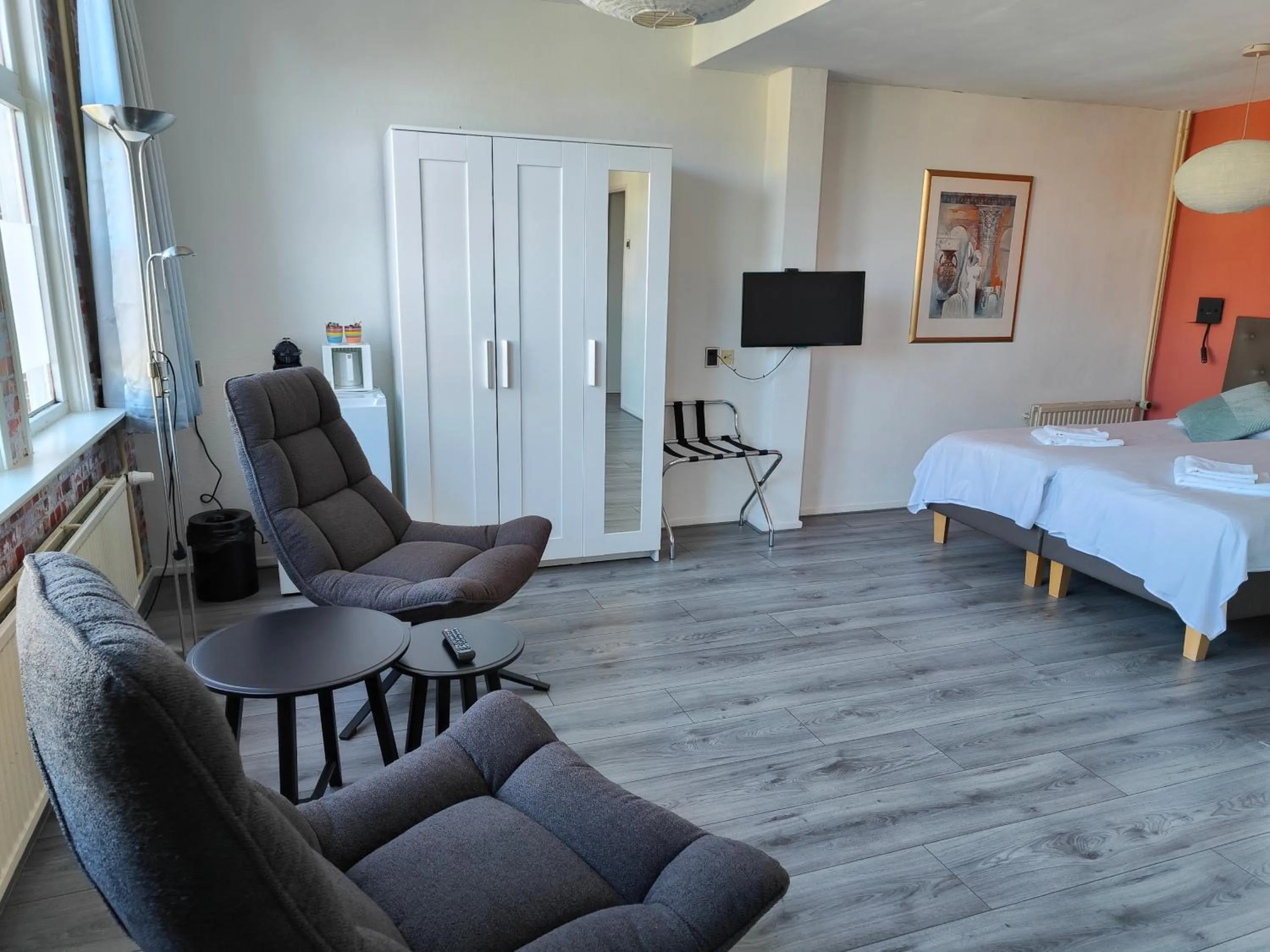 Seating area, Bed in Hotel Saint Vincent