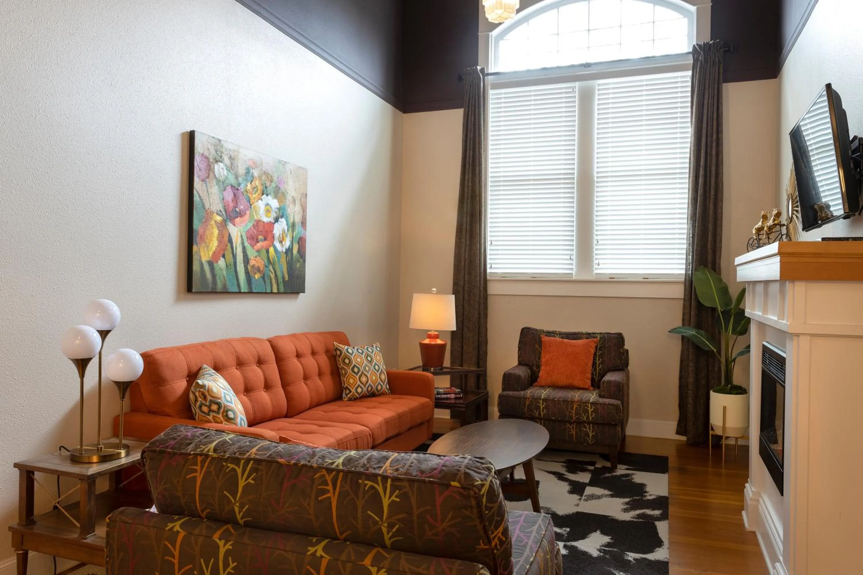 Living room in 3rd Street Flats