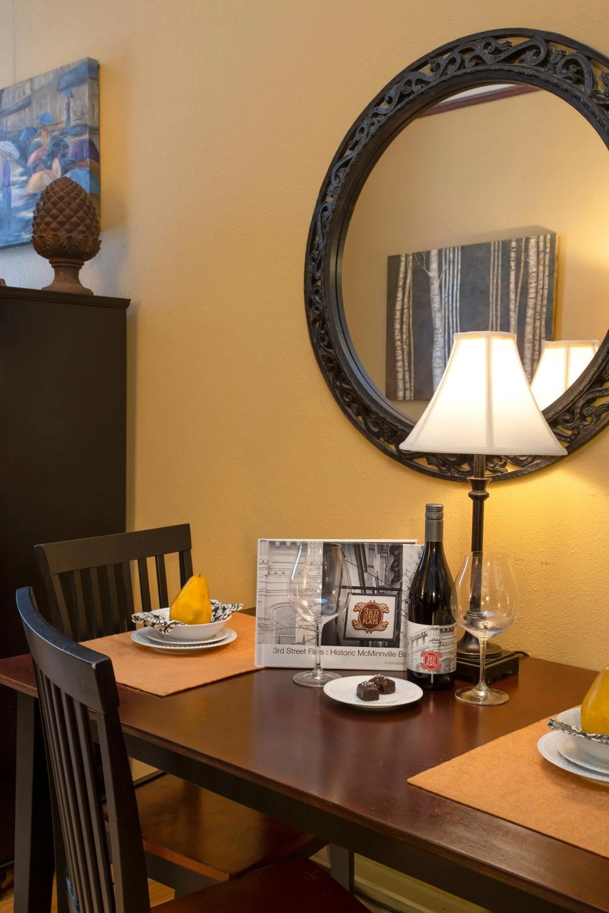 Dining area in 3rd Street Flats
