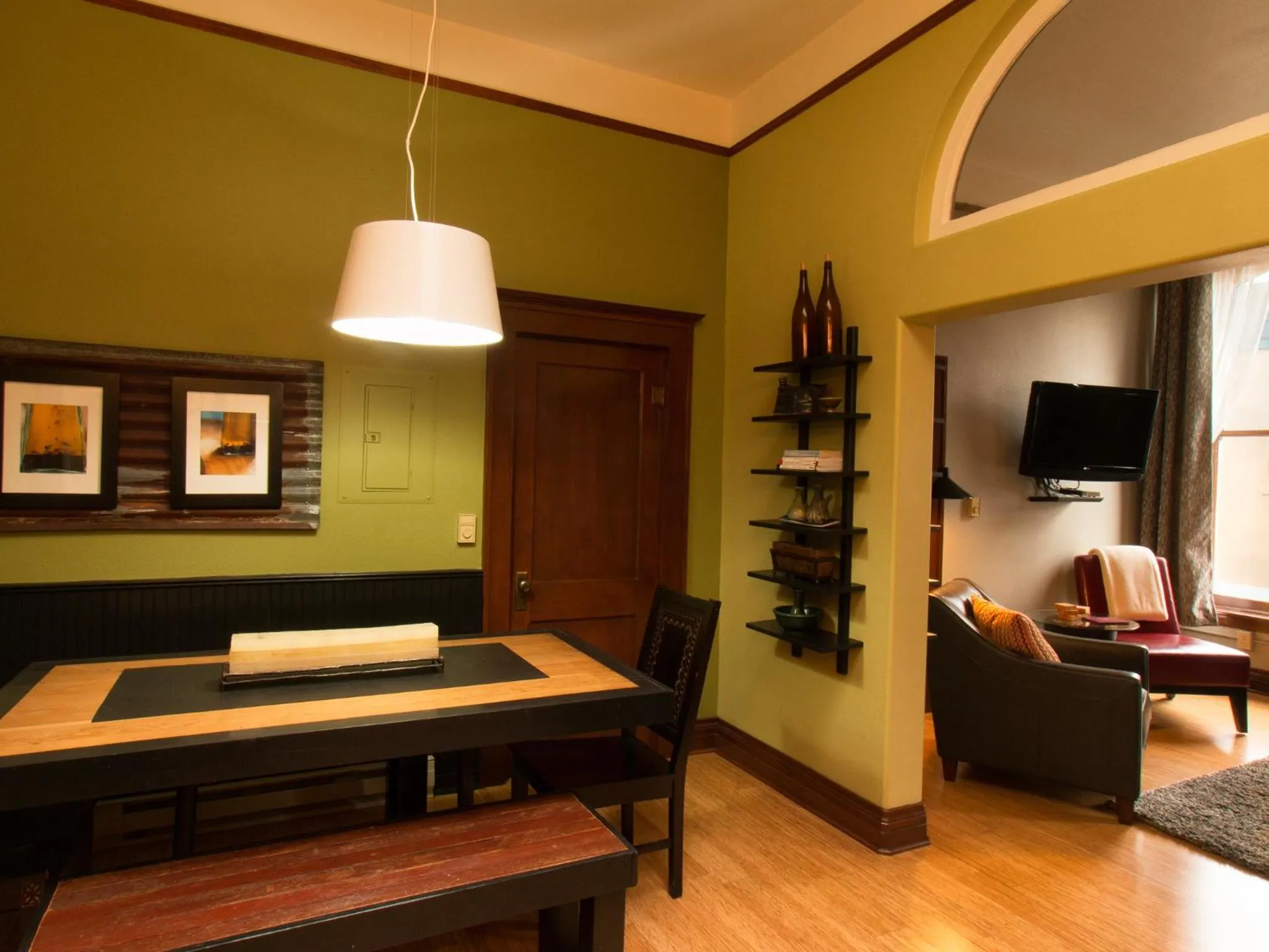 Dining area in 3rd Street Flats