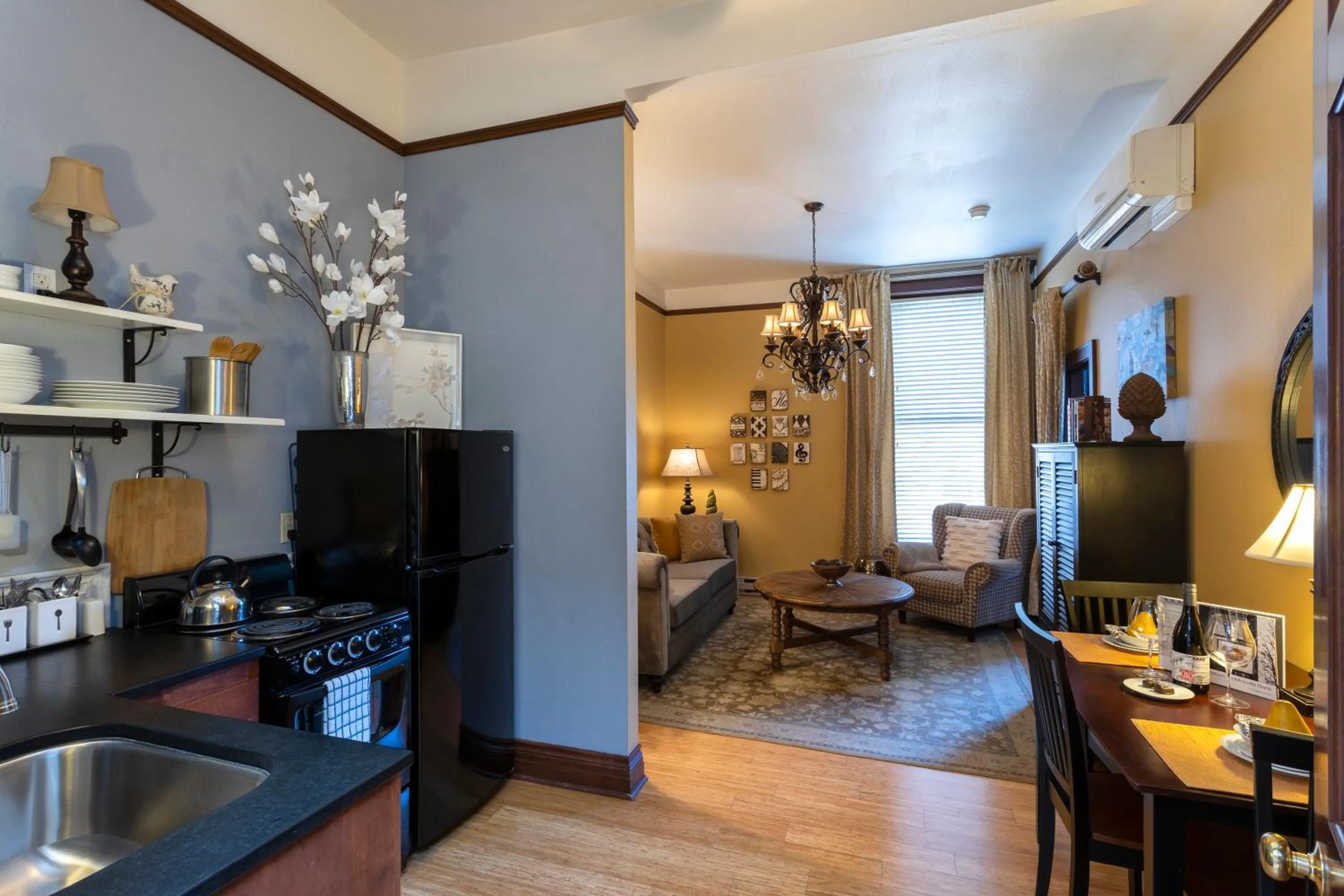 Living room in 3rd Street Flats