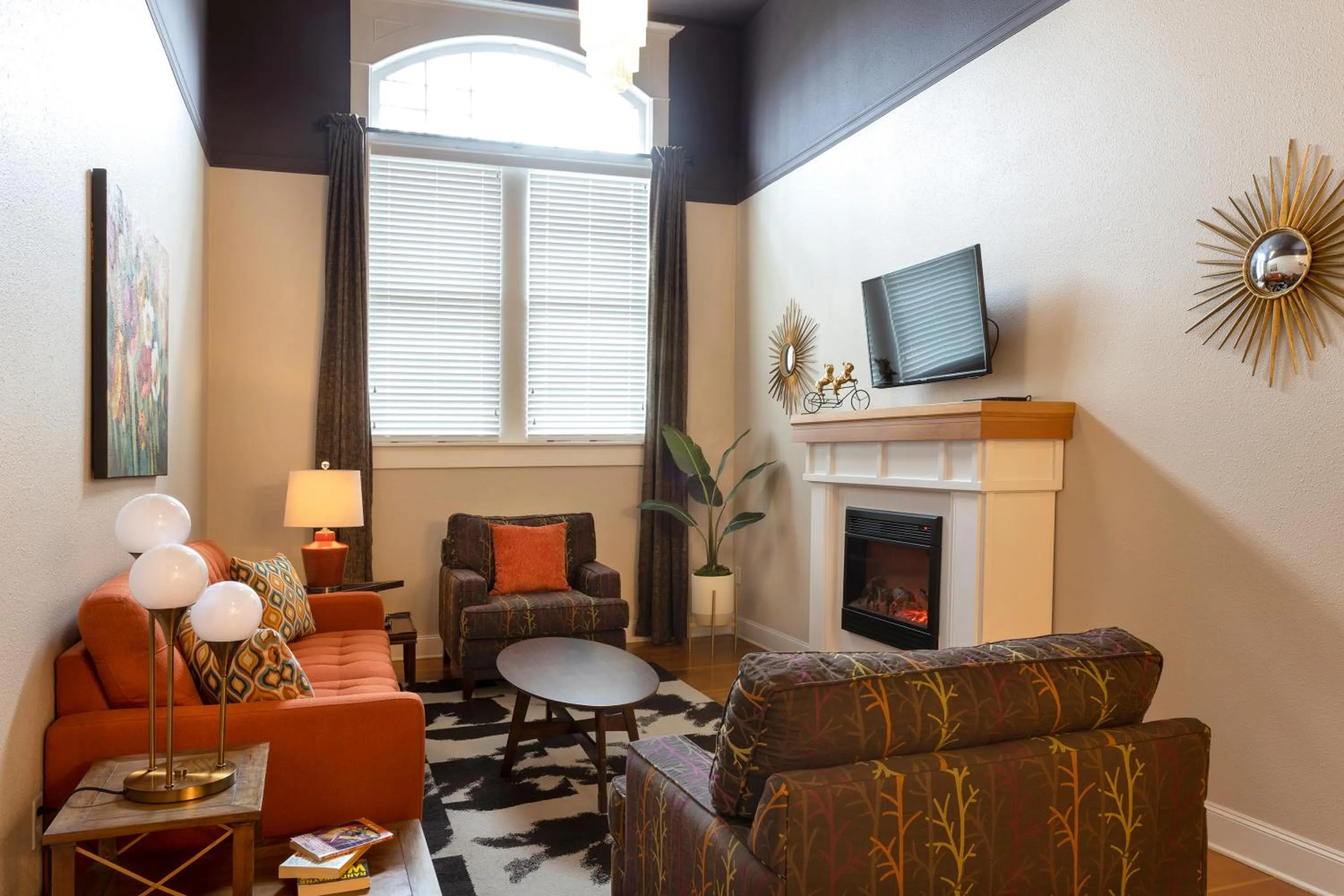 Living room in 3rd Street Flats