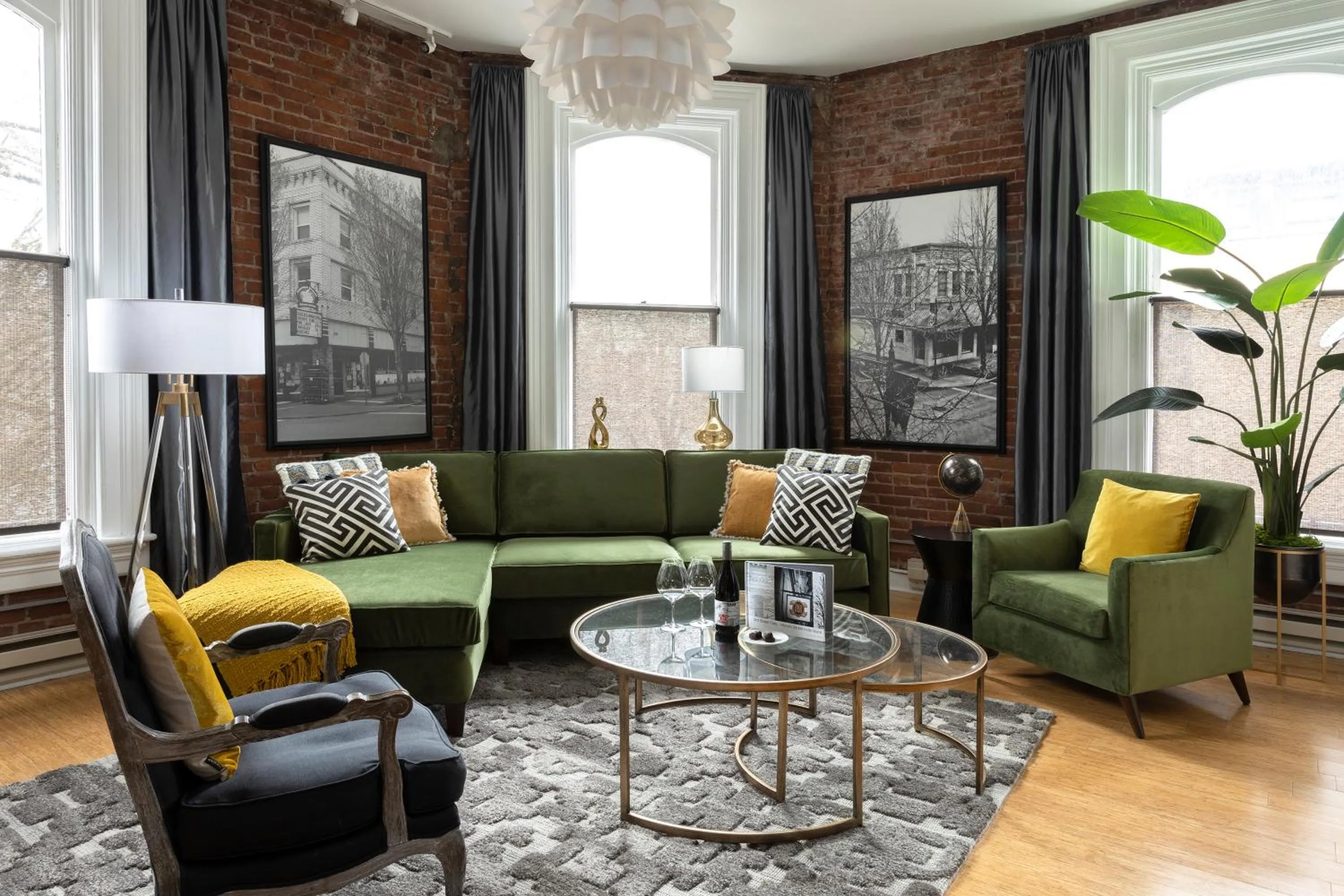 Living room in 3rd Street Flats