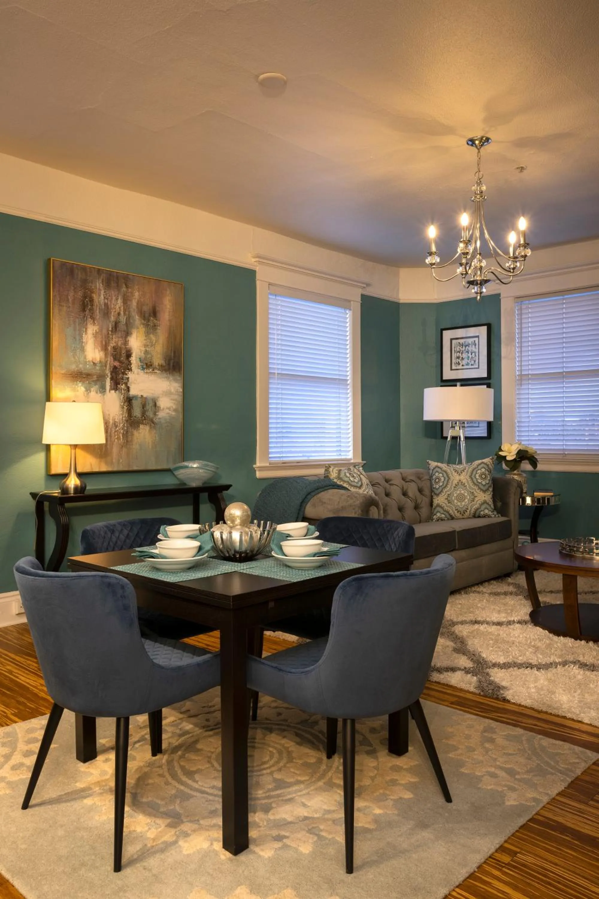 Dining area in 3rd Street Flats