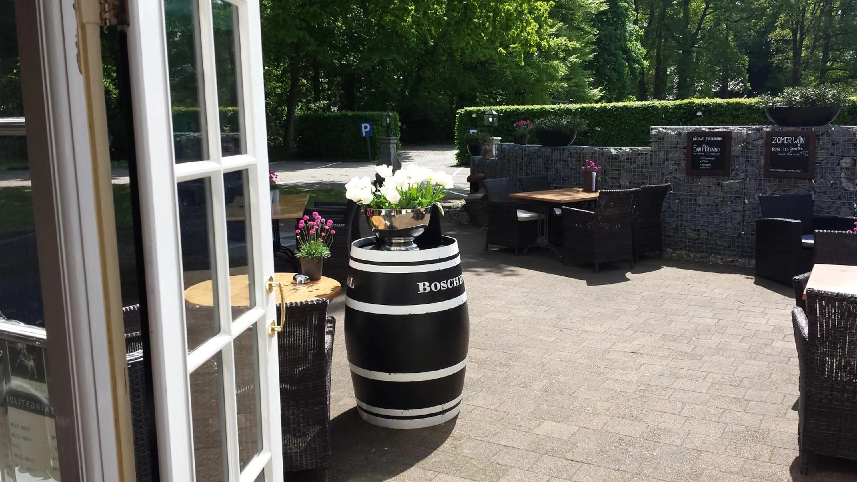 Balcony/Terrace in Hotel Restaurant Het Witte Paard