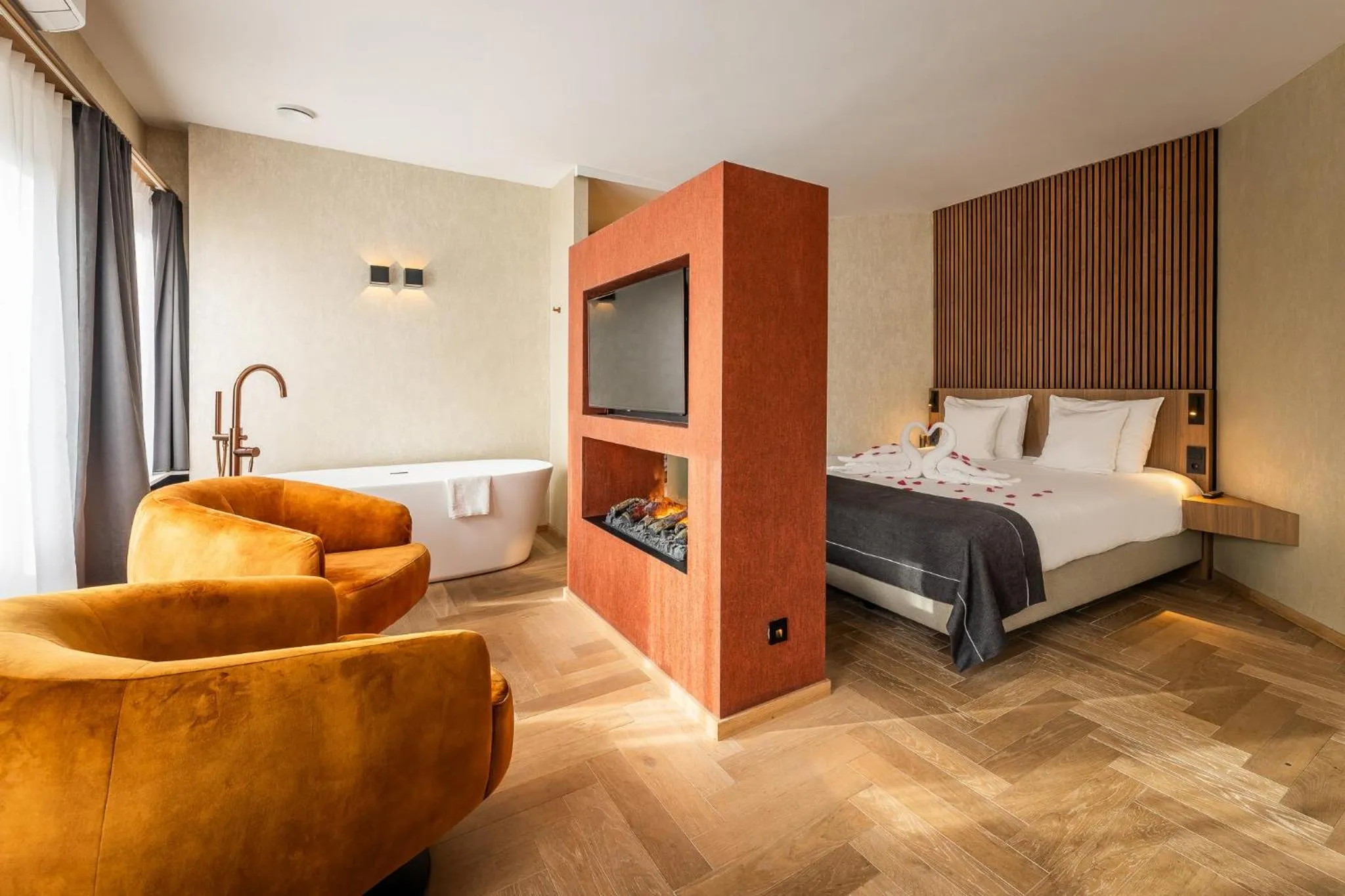 Photo of the whole room, Bed in Kasteel De Vanenburg