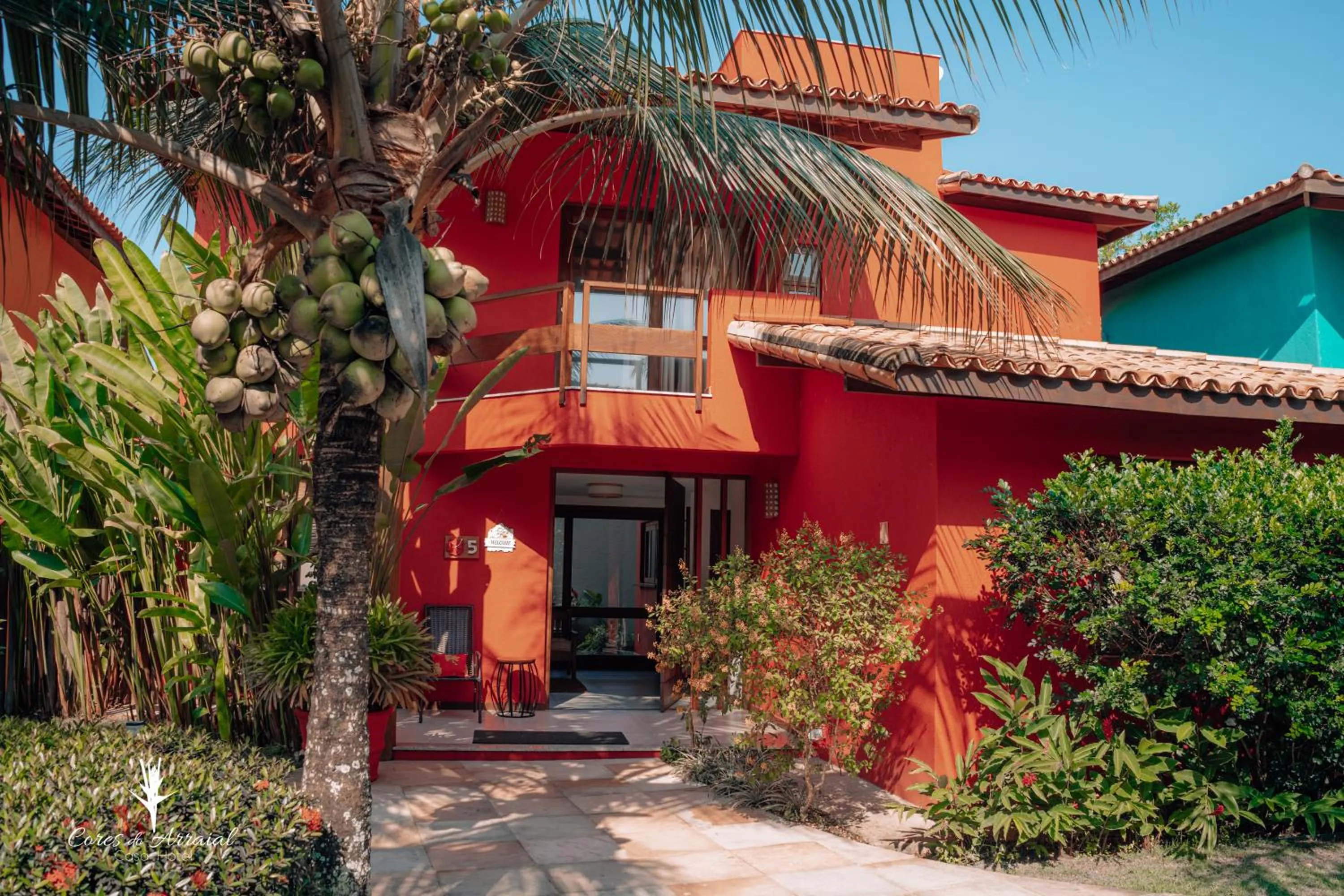 Facade/entrance in Cores do Arraial Residence Hotel