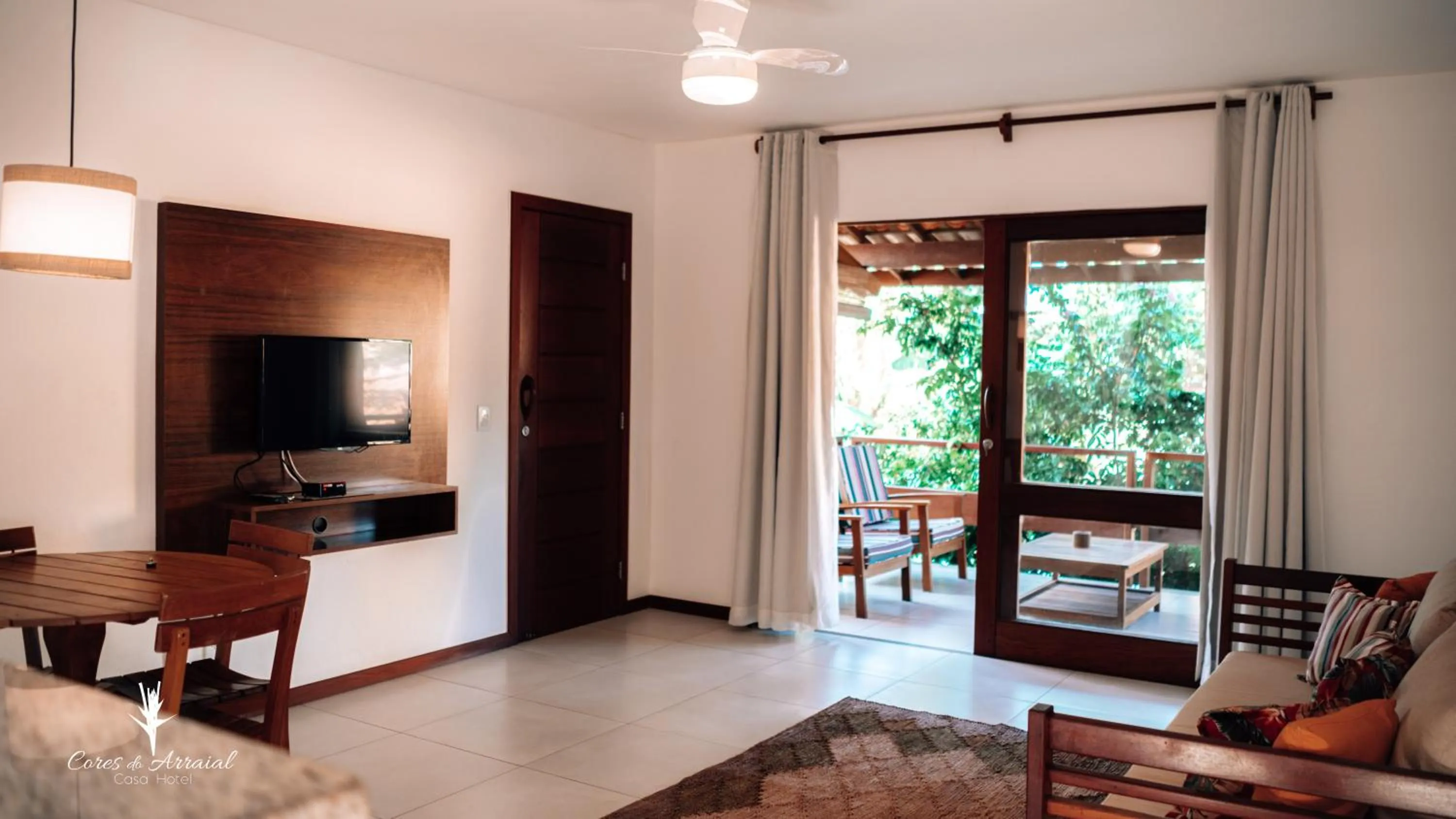 Living room in Cores do Arraial Residence Hotel