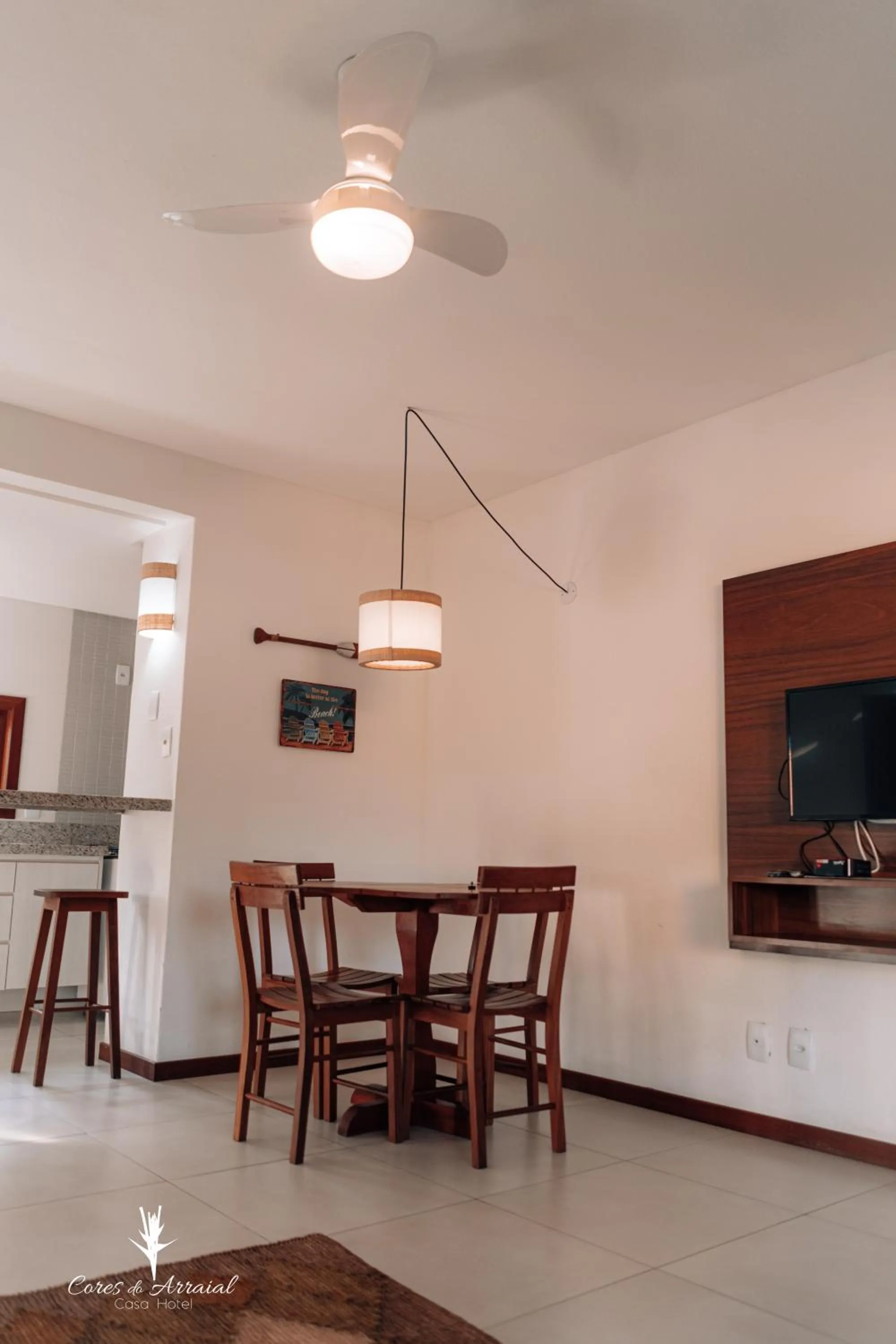 Living room in Cores do Arraial Residence Hotel