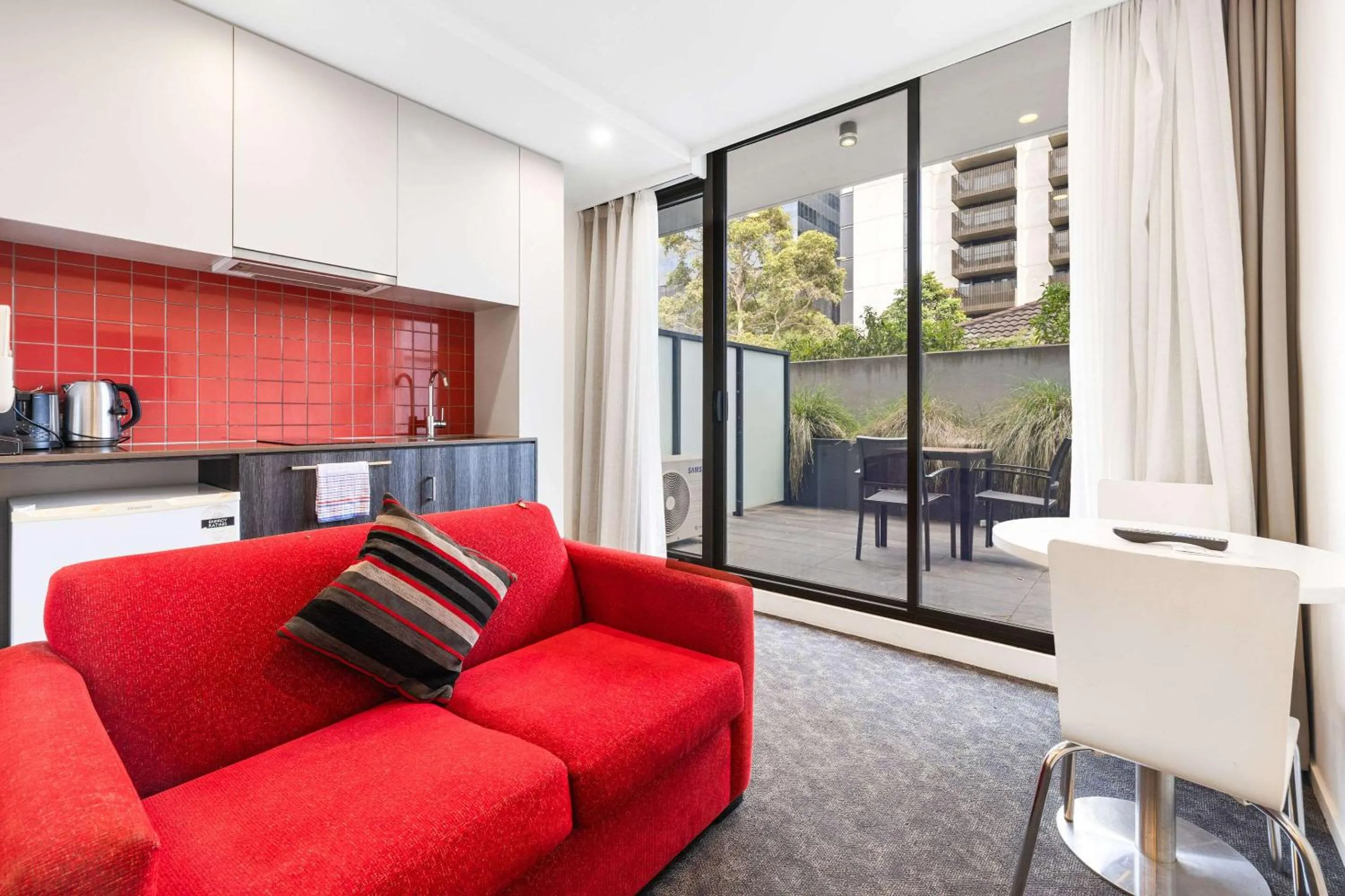 Bedroom in Comfort Apartments Box Hill