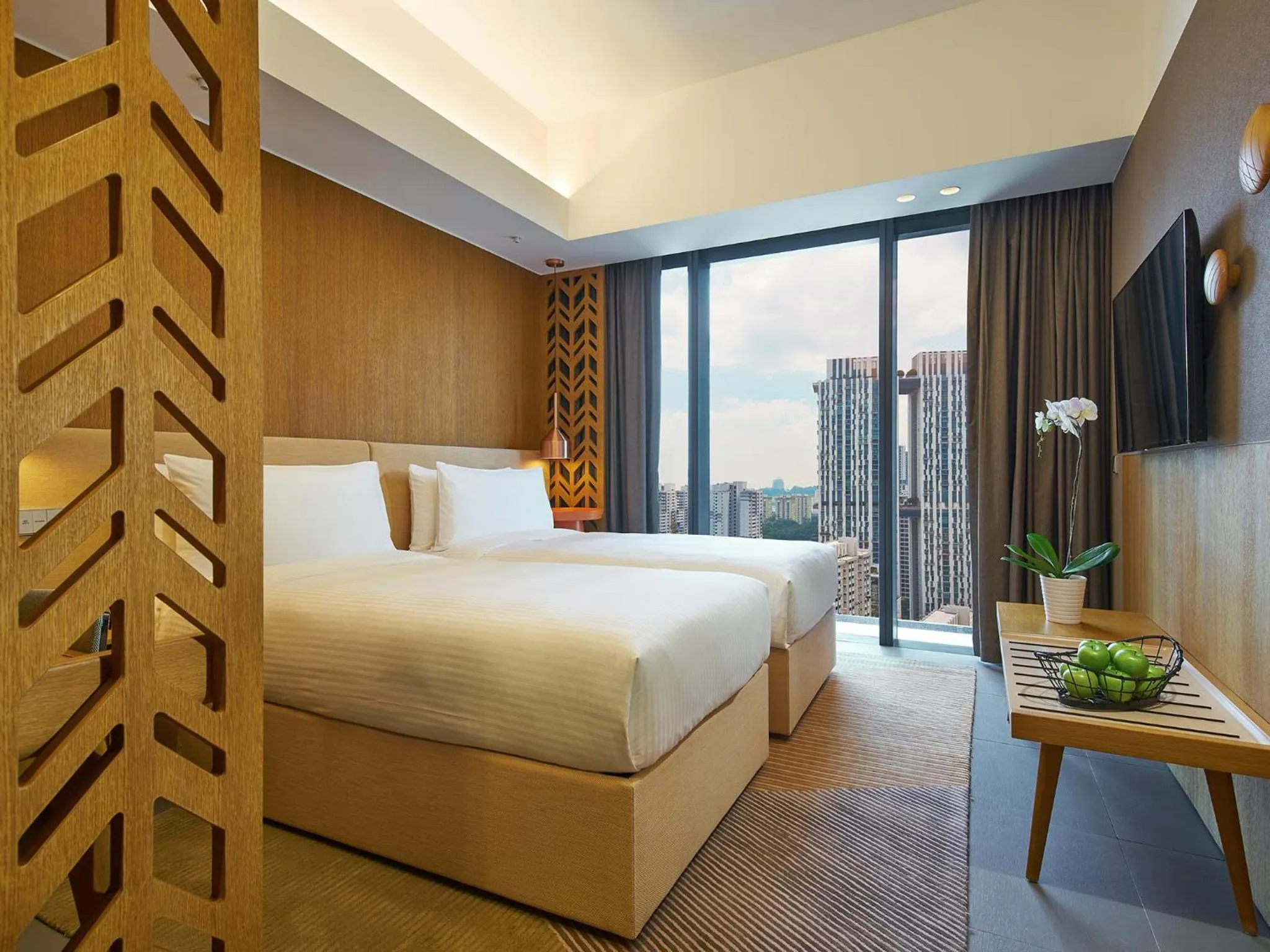 Photo of the whole room, Bed in Oasia Hotel Downtown, Singapore by Far East Hospitality