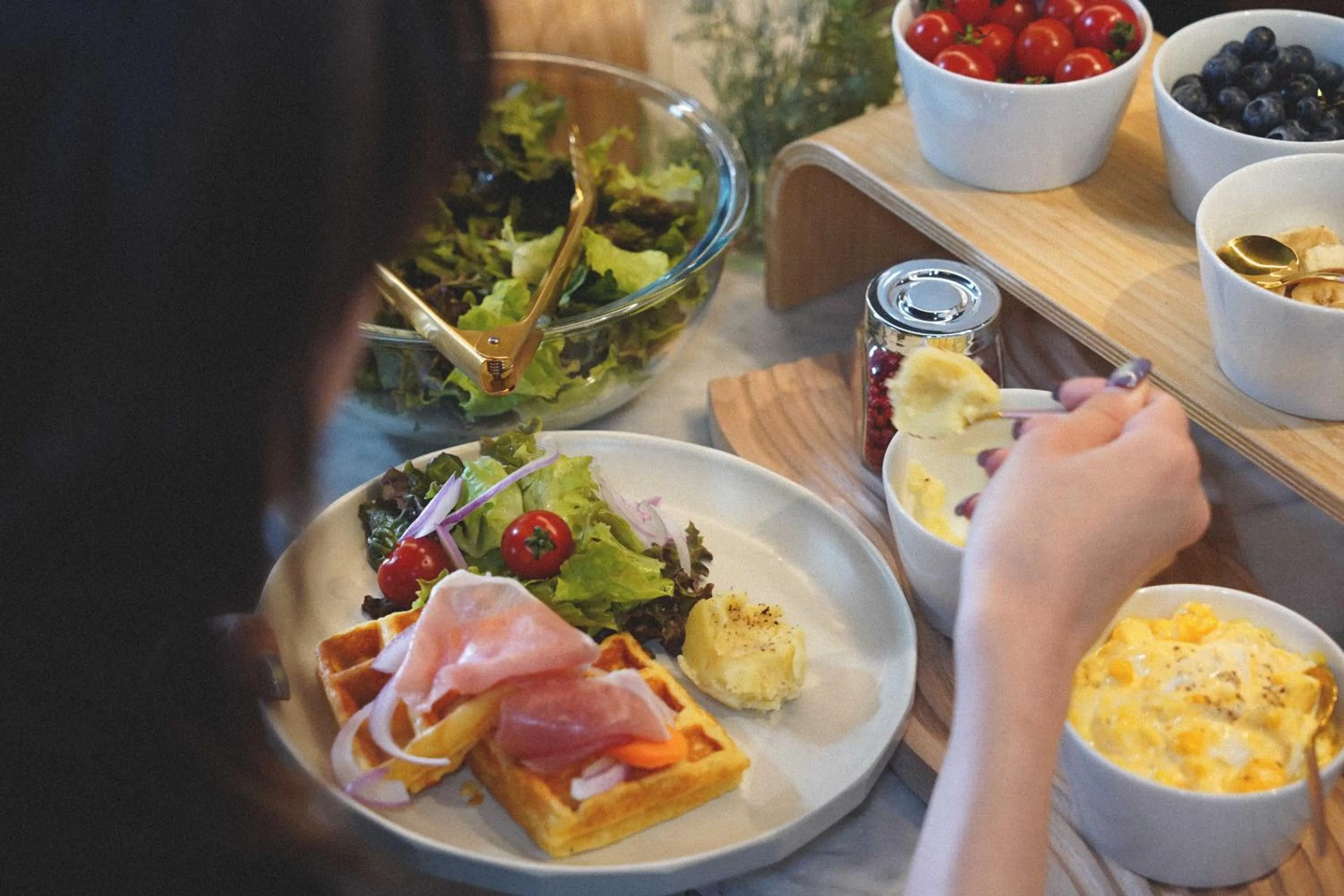 Food and drinks in Hotel She, Kyoto