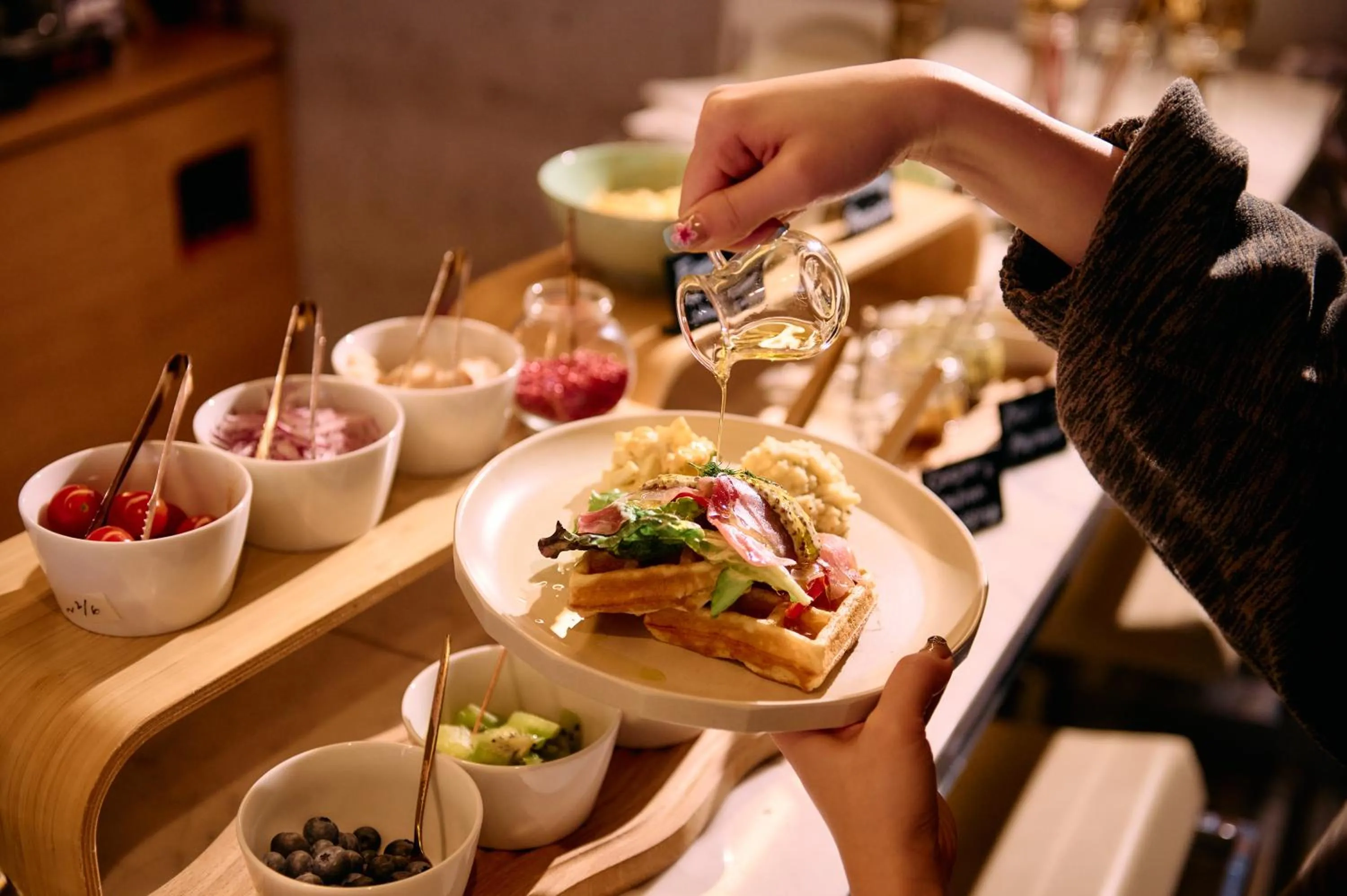 Food and drinks in Hotel She, Kyoto