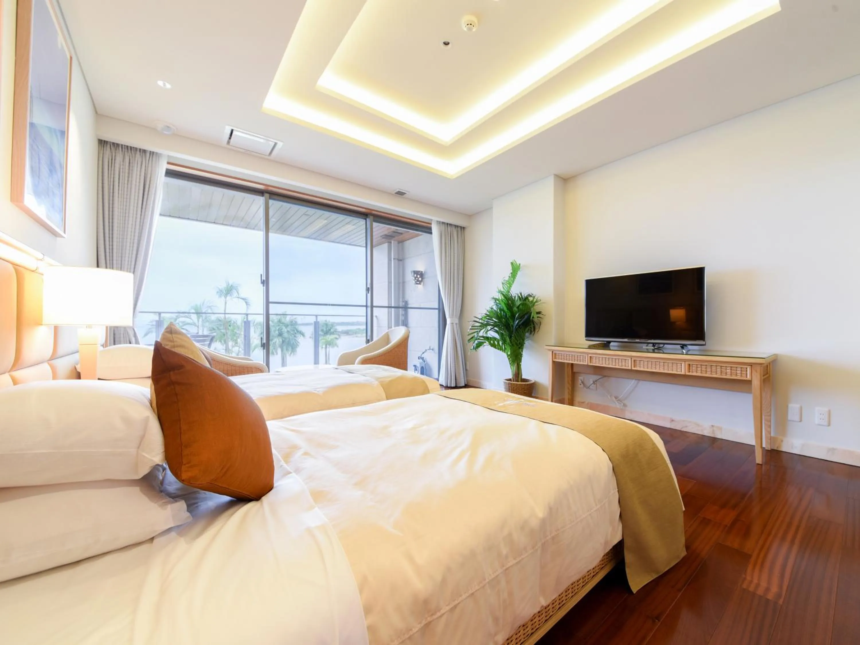 Photo of the whole room, Bed in The Ubufuru Ishigaki