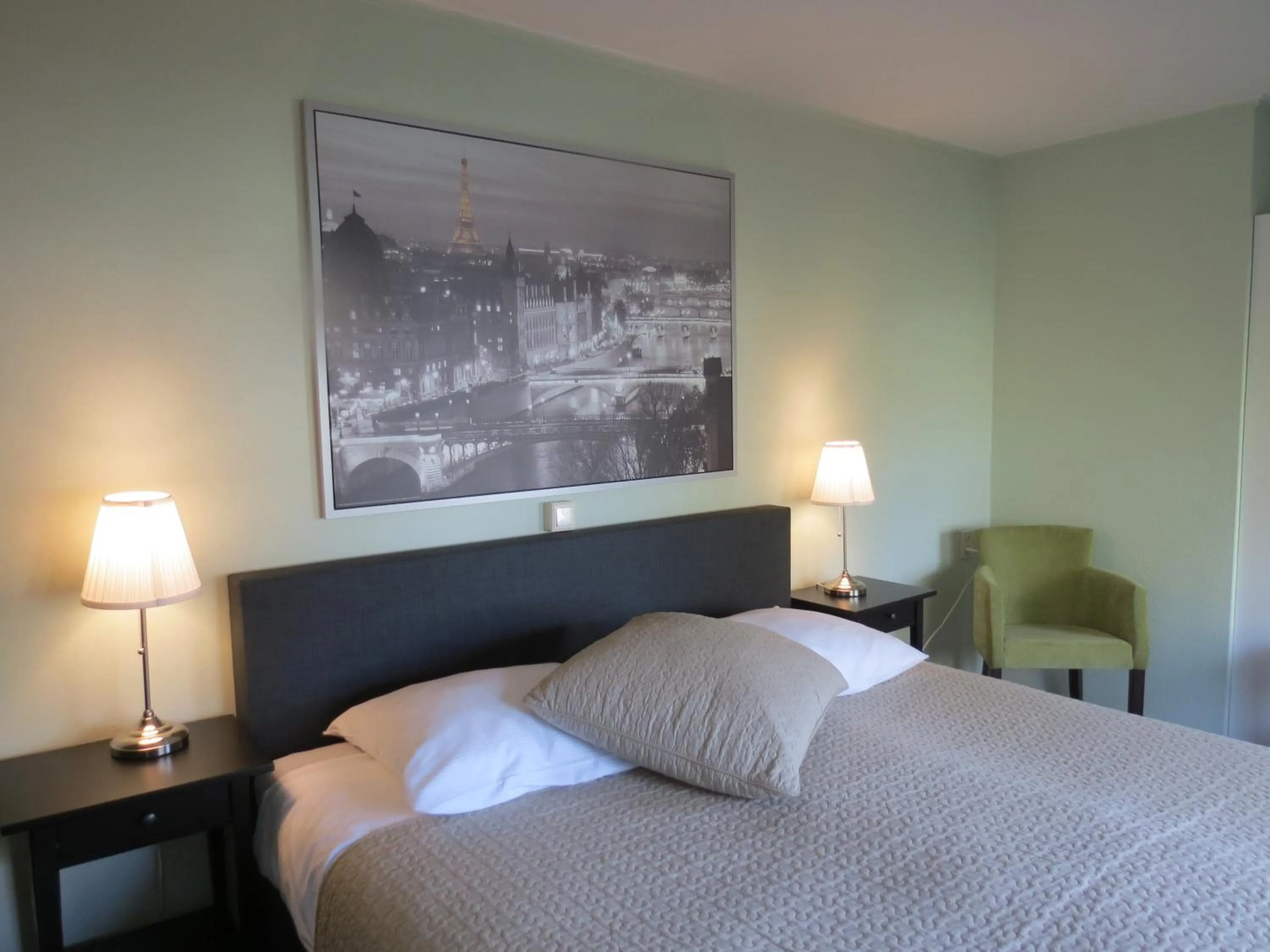 Bed in Hotel Schilberg