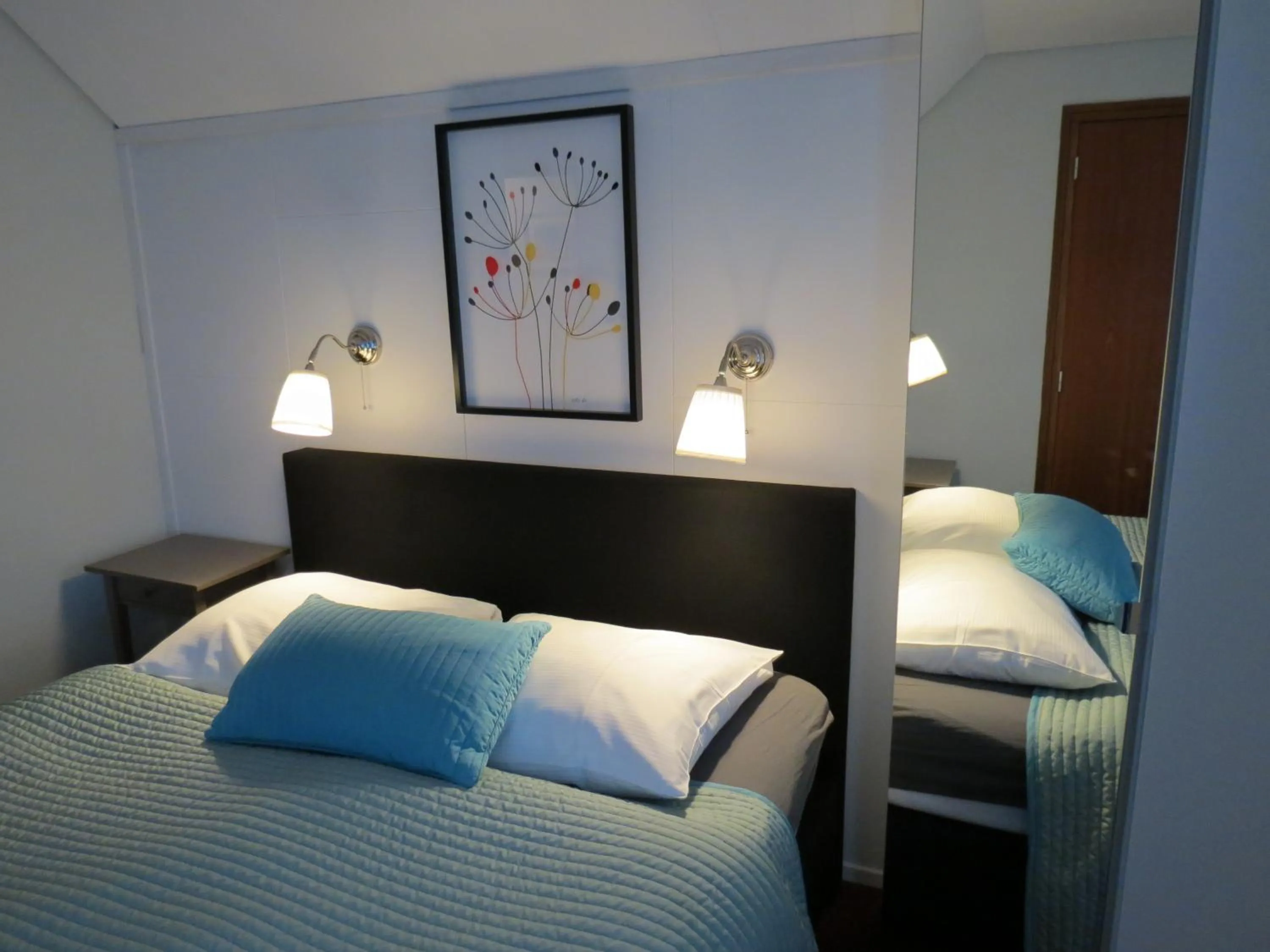 Bed in Hotel Schilberg