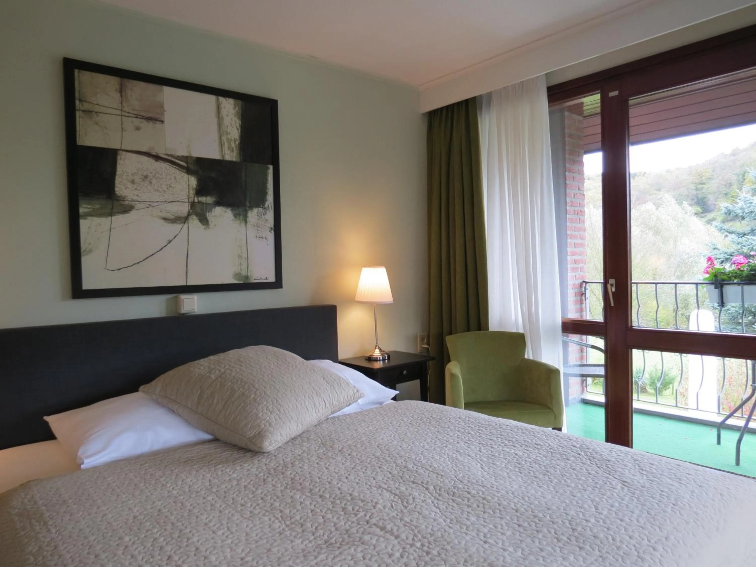 Bed in Hotel Schilberg