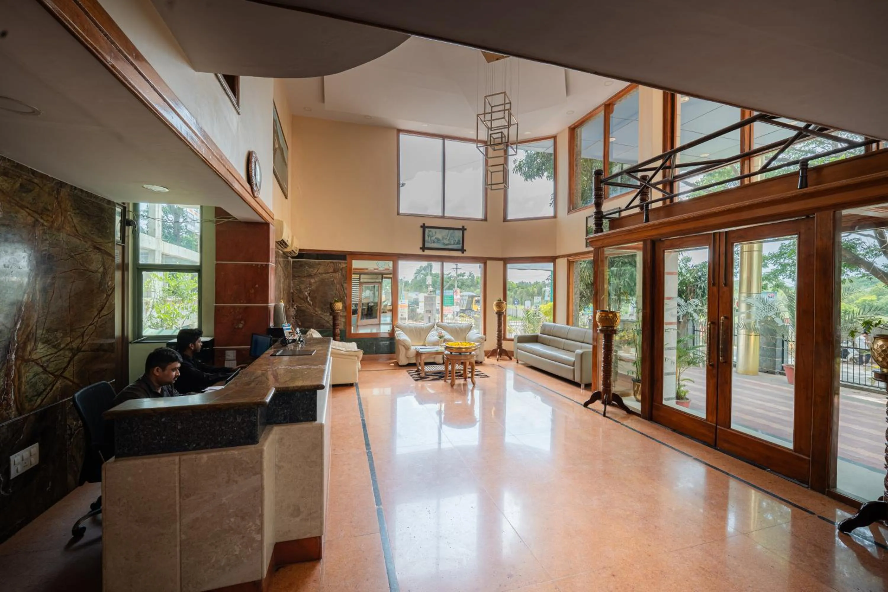 Seating area in Hotel Presidency Kempegowda International Airport Bangalore