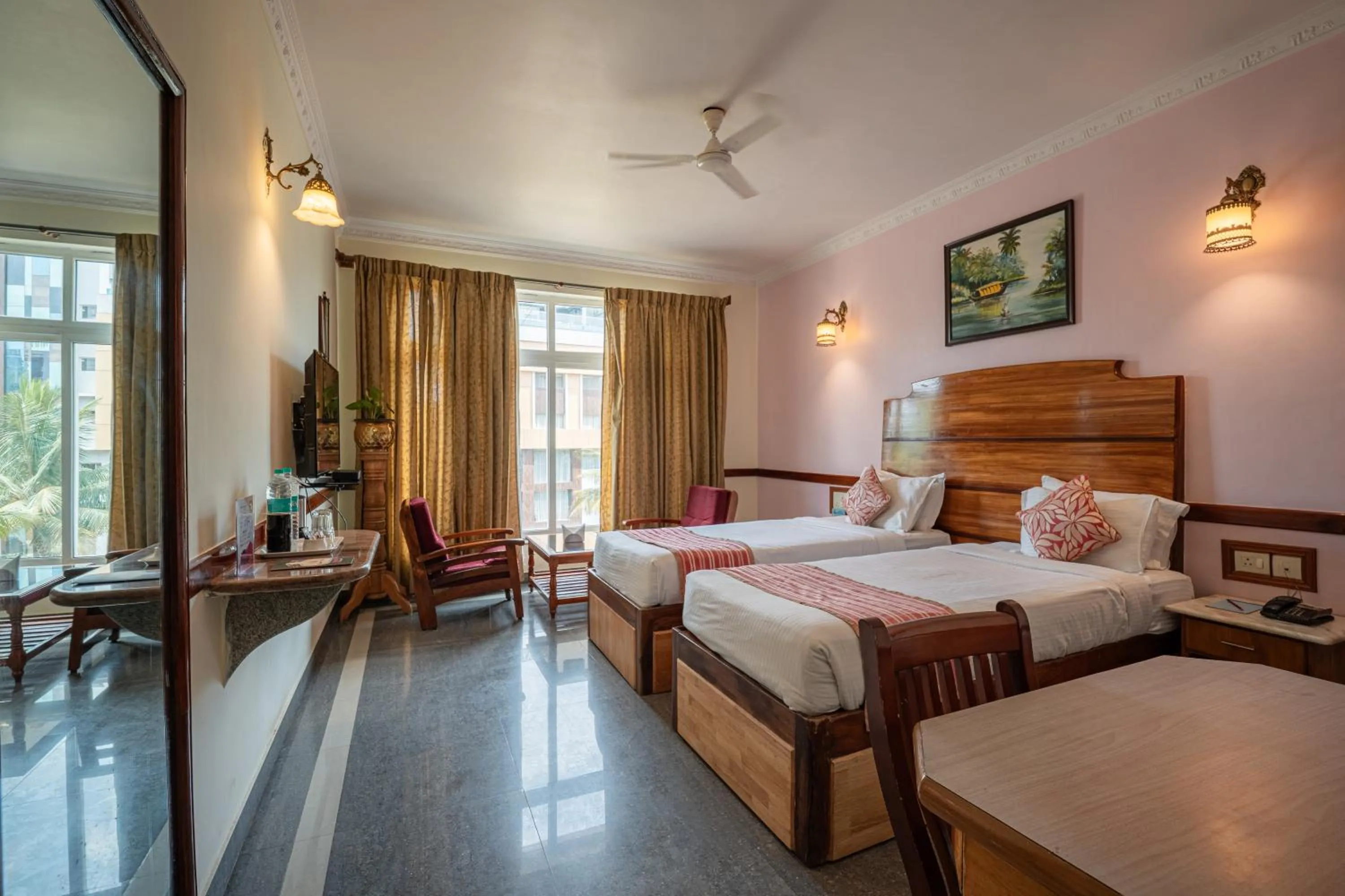 Bed in Hotel Presidency Kempegowda International Airport Bangalore