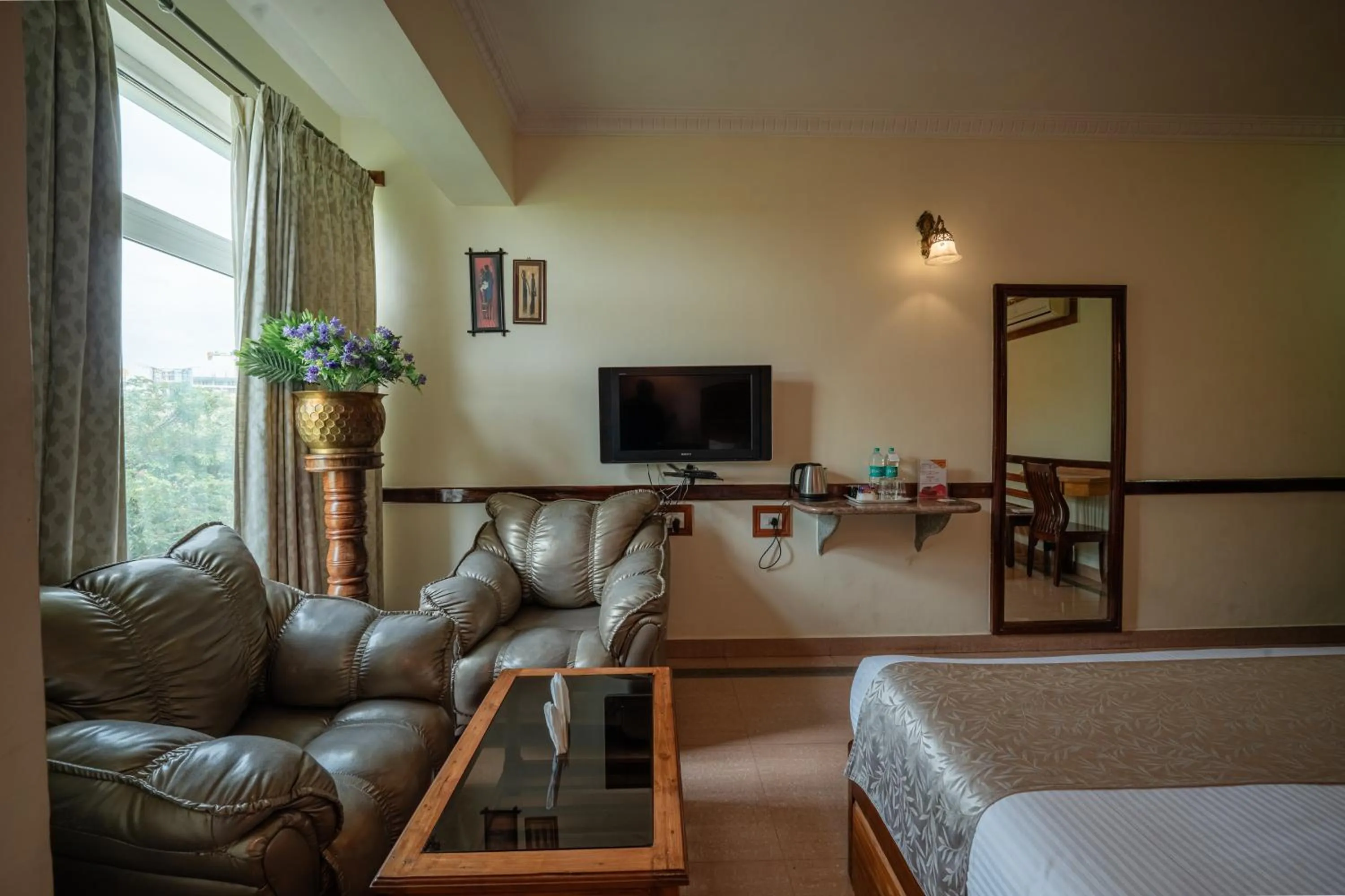 Bed in Hotel Presidency Kempegowda International Airport Bangalore