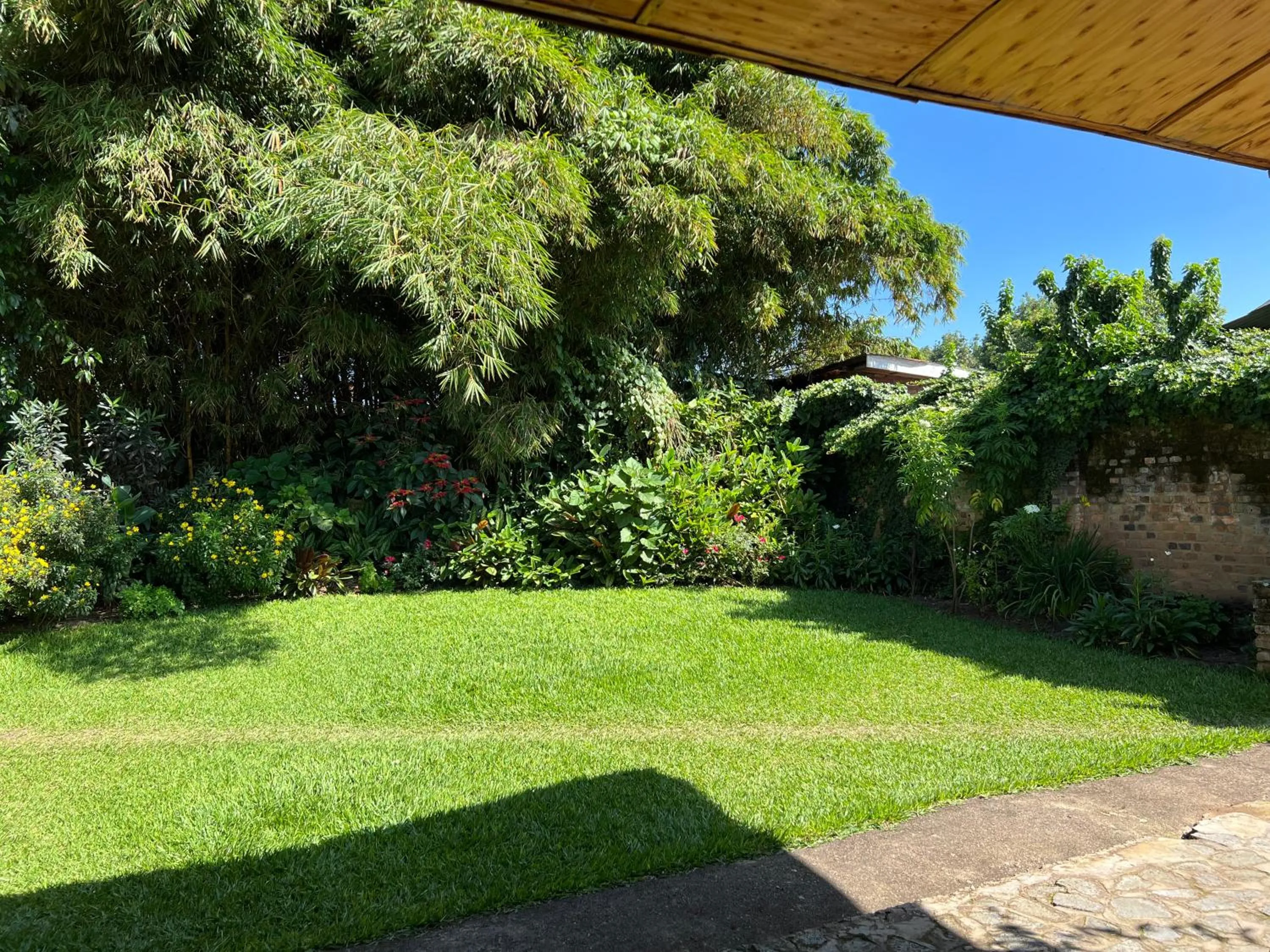 Garden view in La Locanda