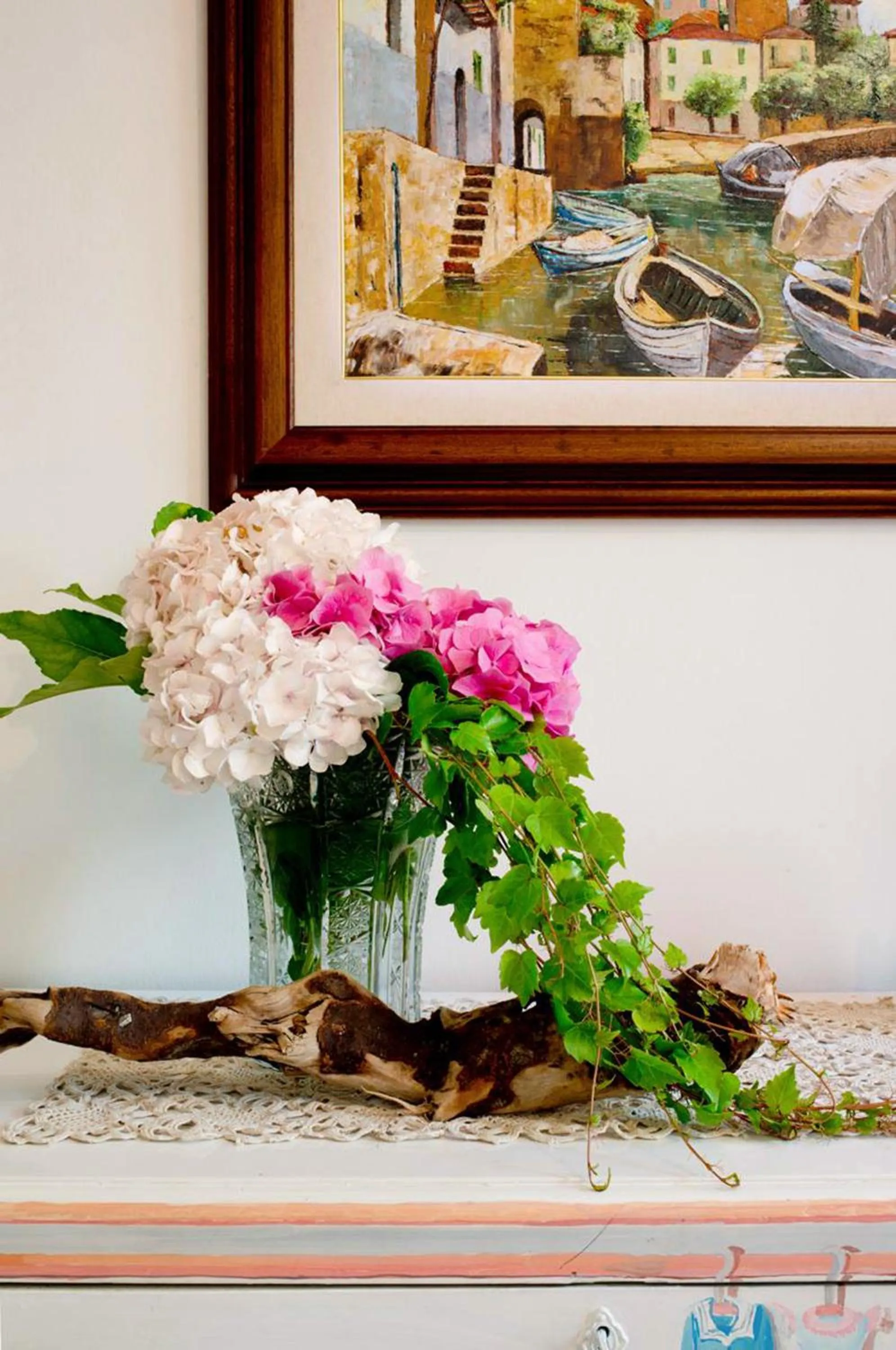 Decorative detail in Al Giardino degli Artisti