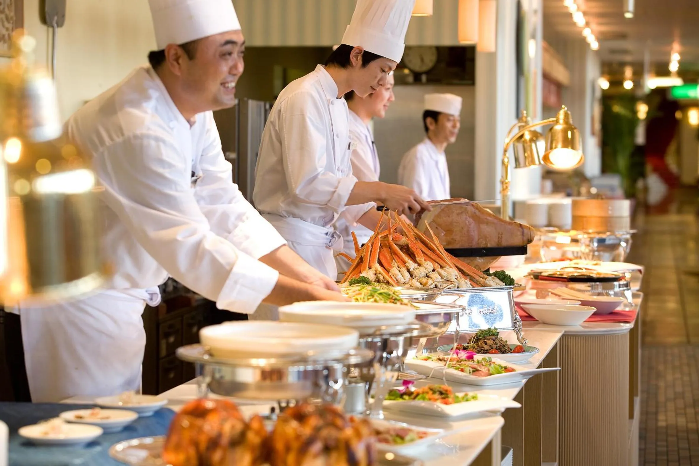 Buffet breakfast in Hotel Sekia