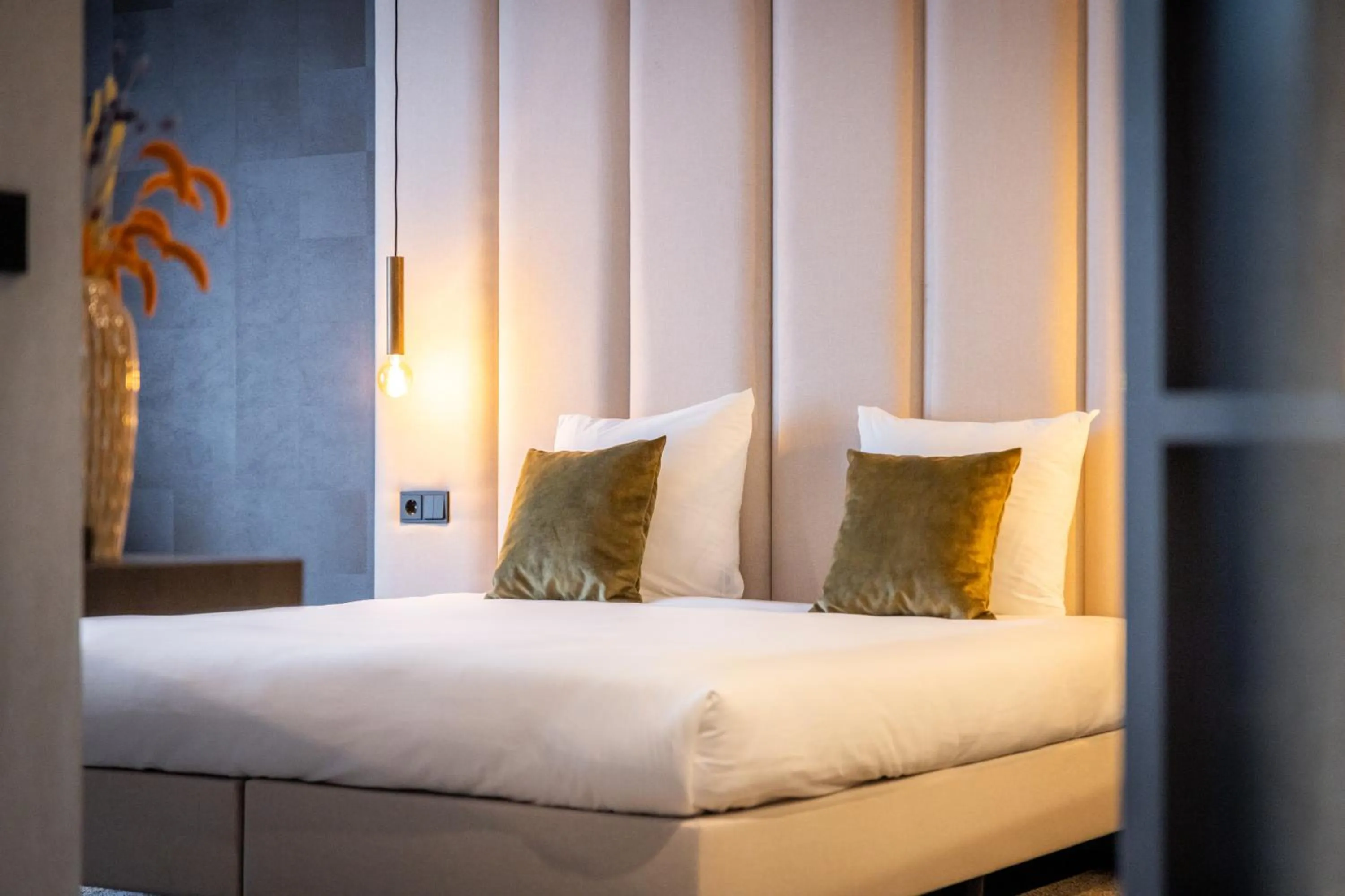 Bed in Hotel Asteria