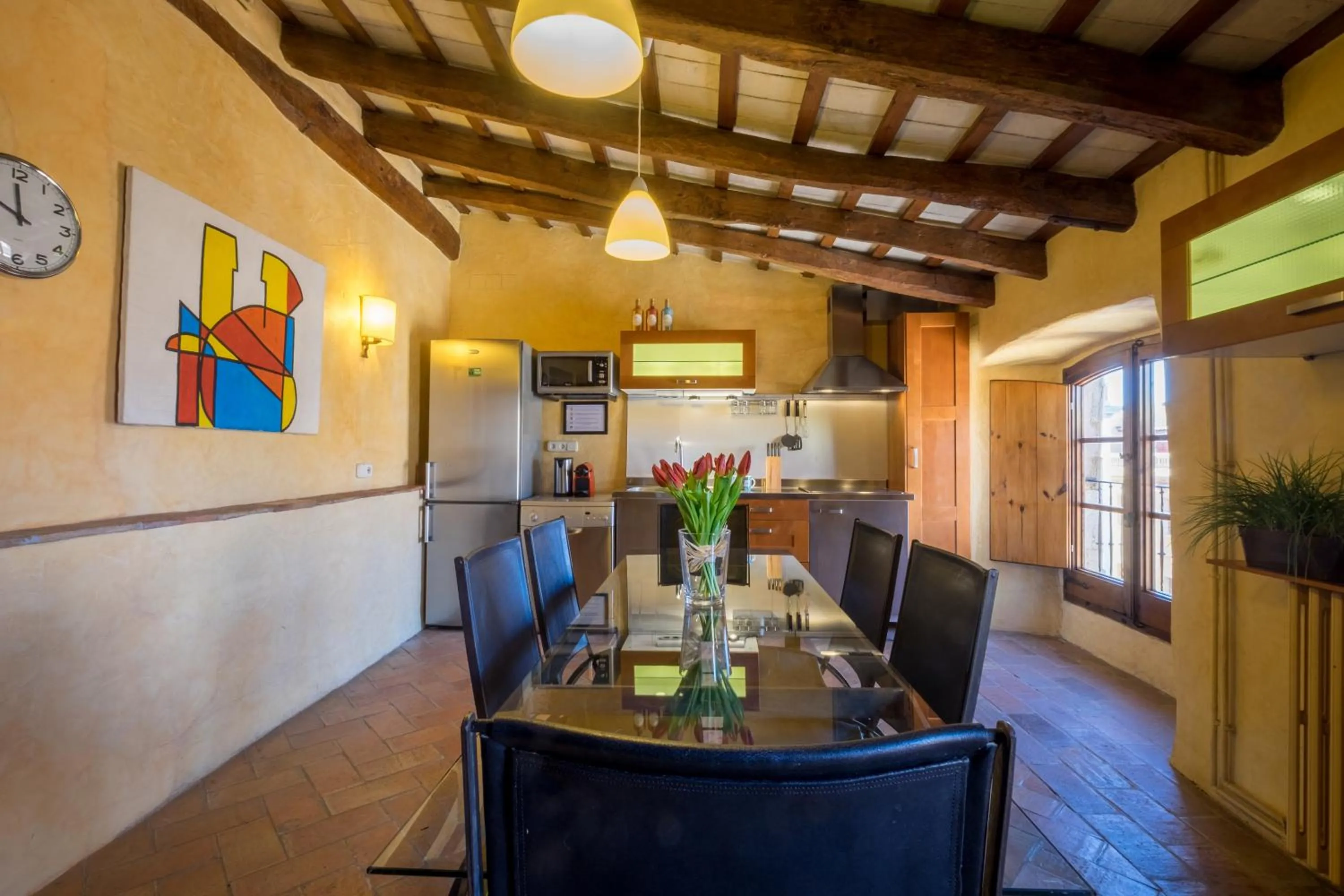 Kitchen or kitchenette in Can Felip Apartments