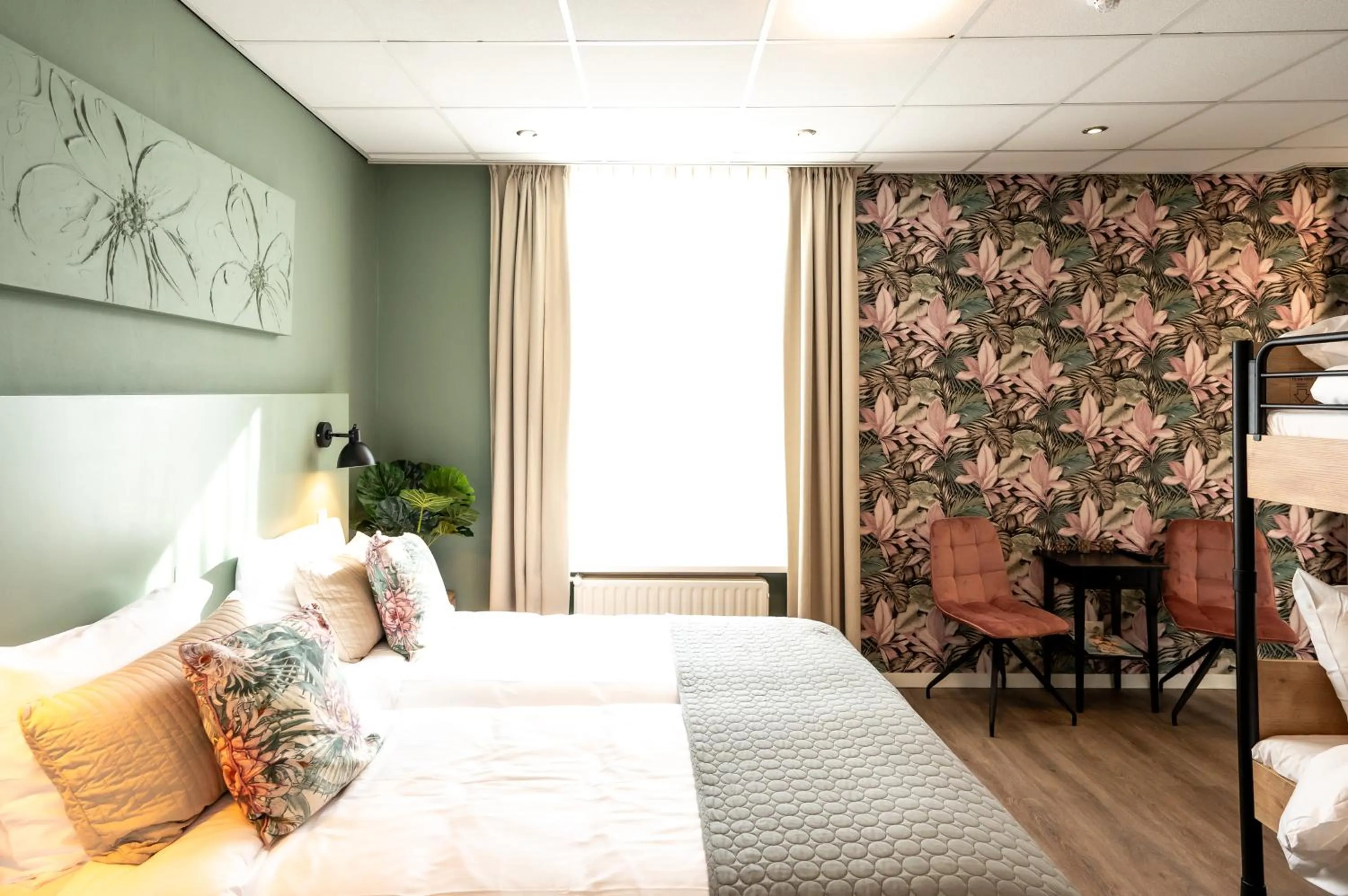 Bed in Hotel Villa Flora