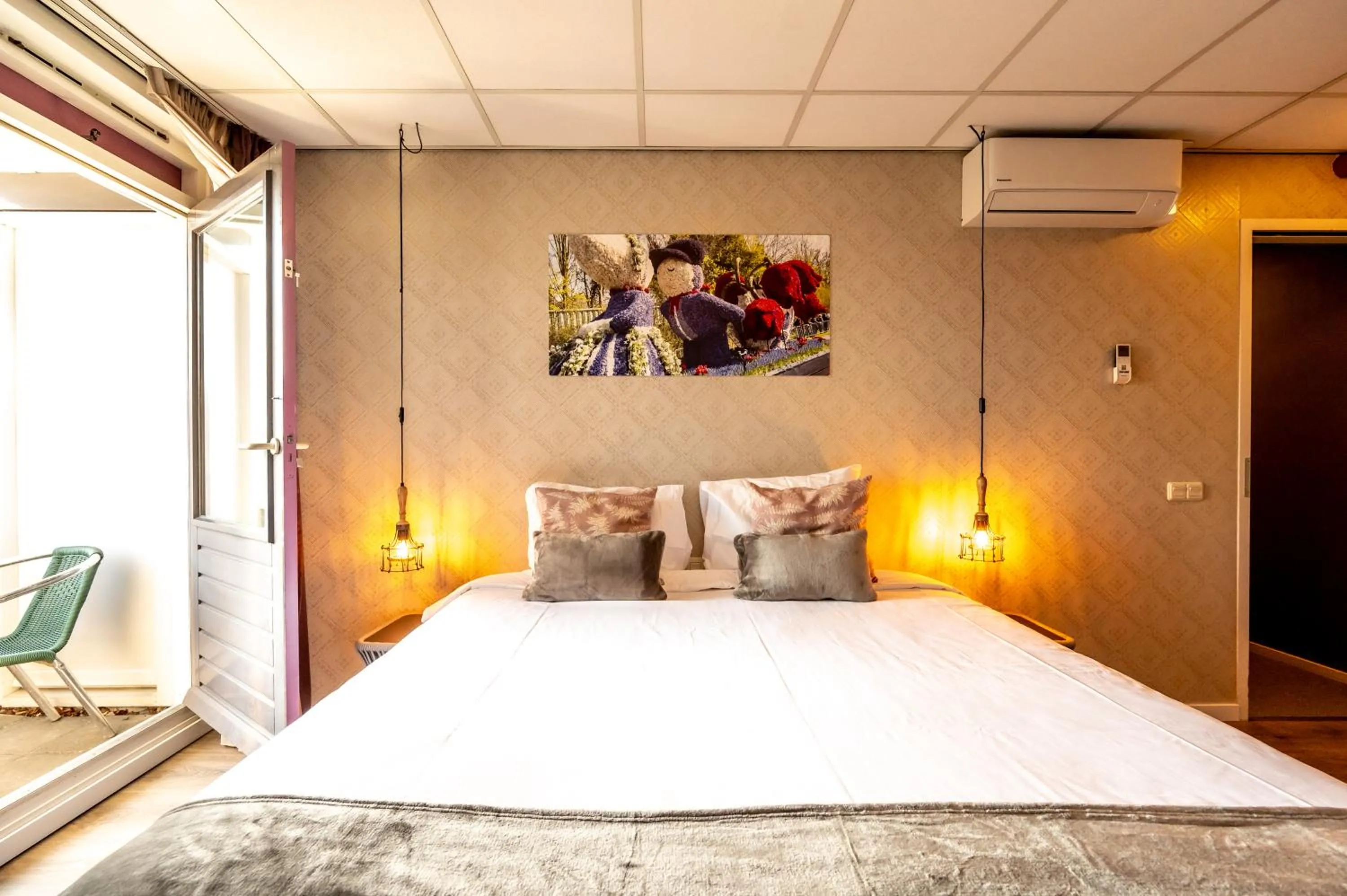 Bed in Hotel Villa Flora