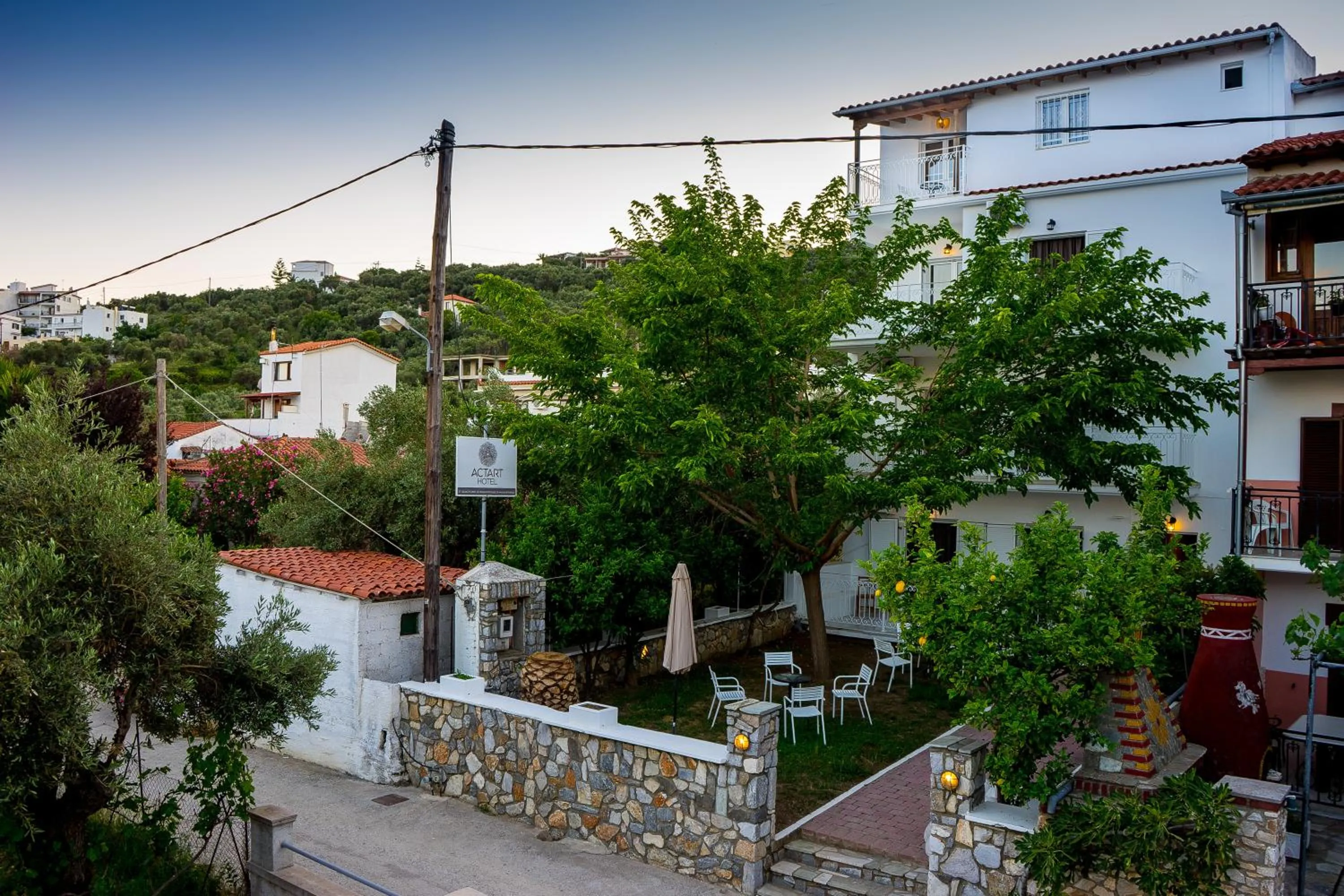 Garden in Act Art Skiathos