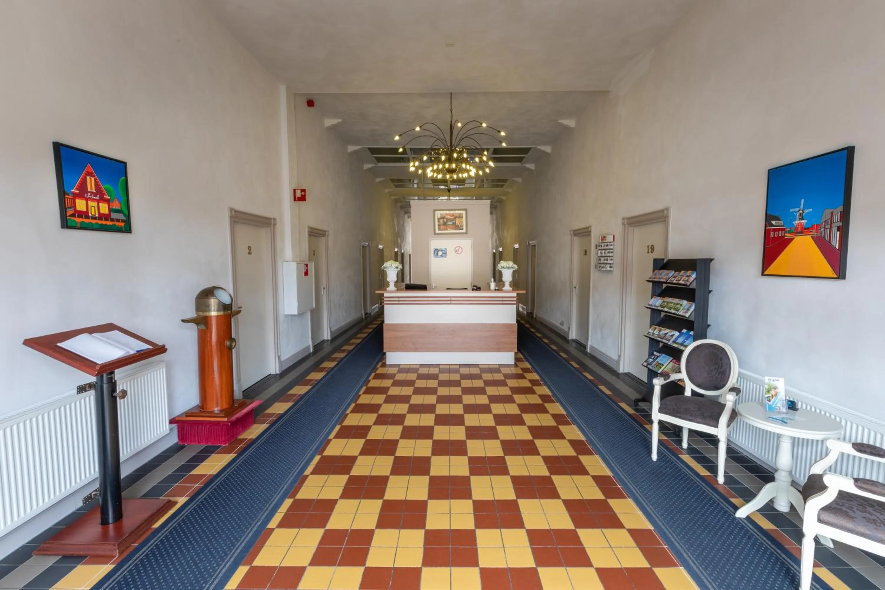 Lobby or reception in Hotel Aan De Singel