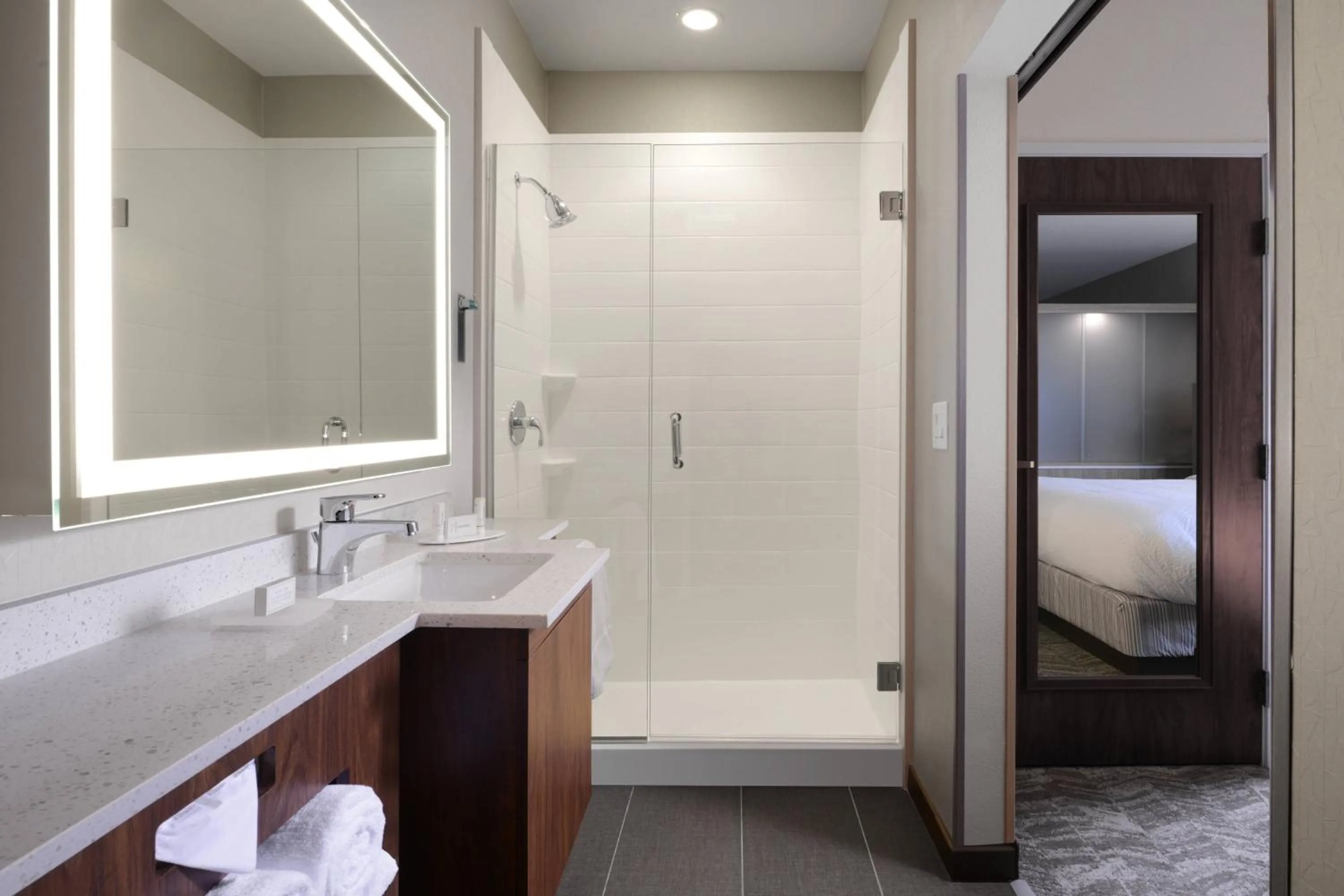 Bathroom in SpringHill Suites by Marriott San Antonio Northwest at The RIM