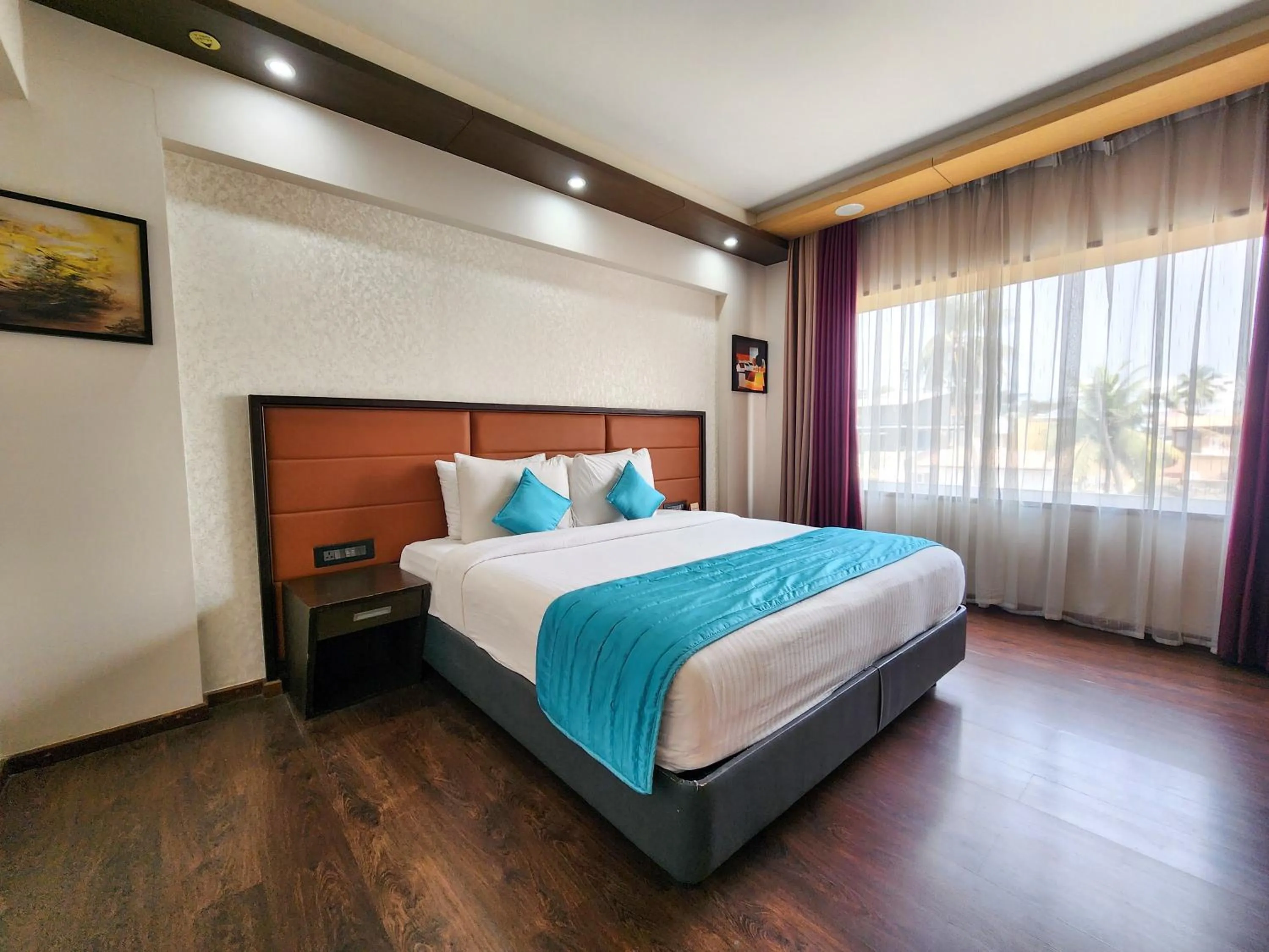 Bedroom, Bed in Dimora Hotel Thiruvananthapuram