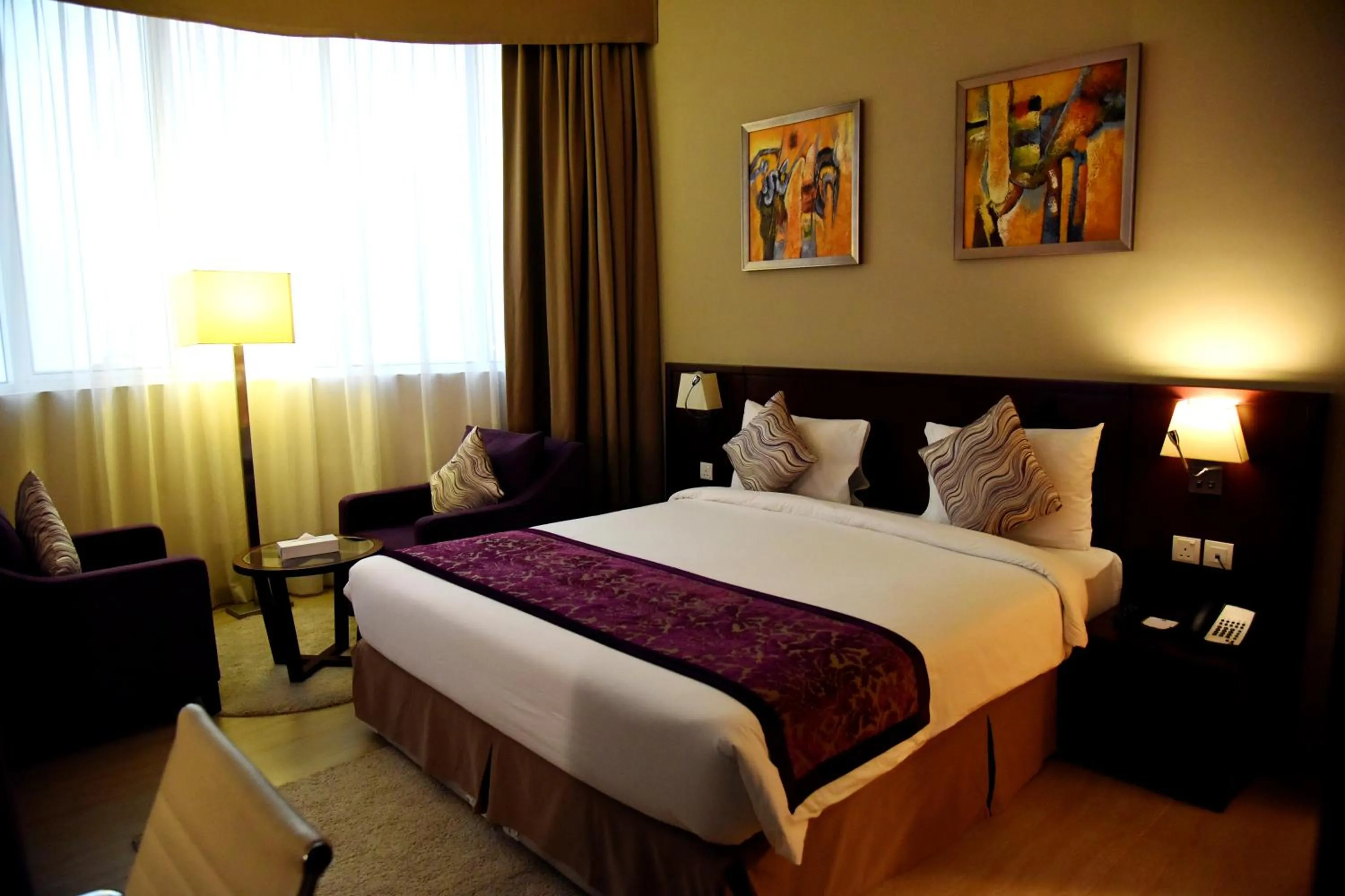 Bed in V Hotel Fujairah