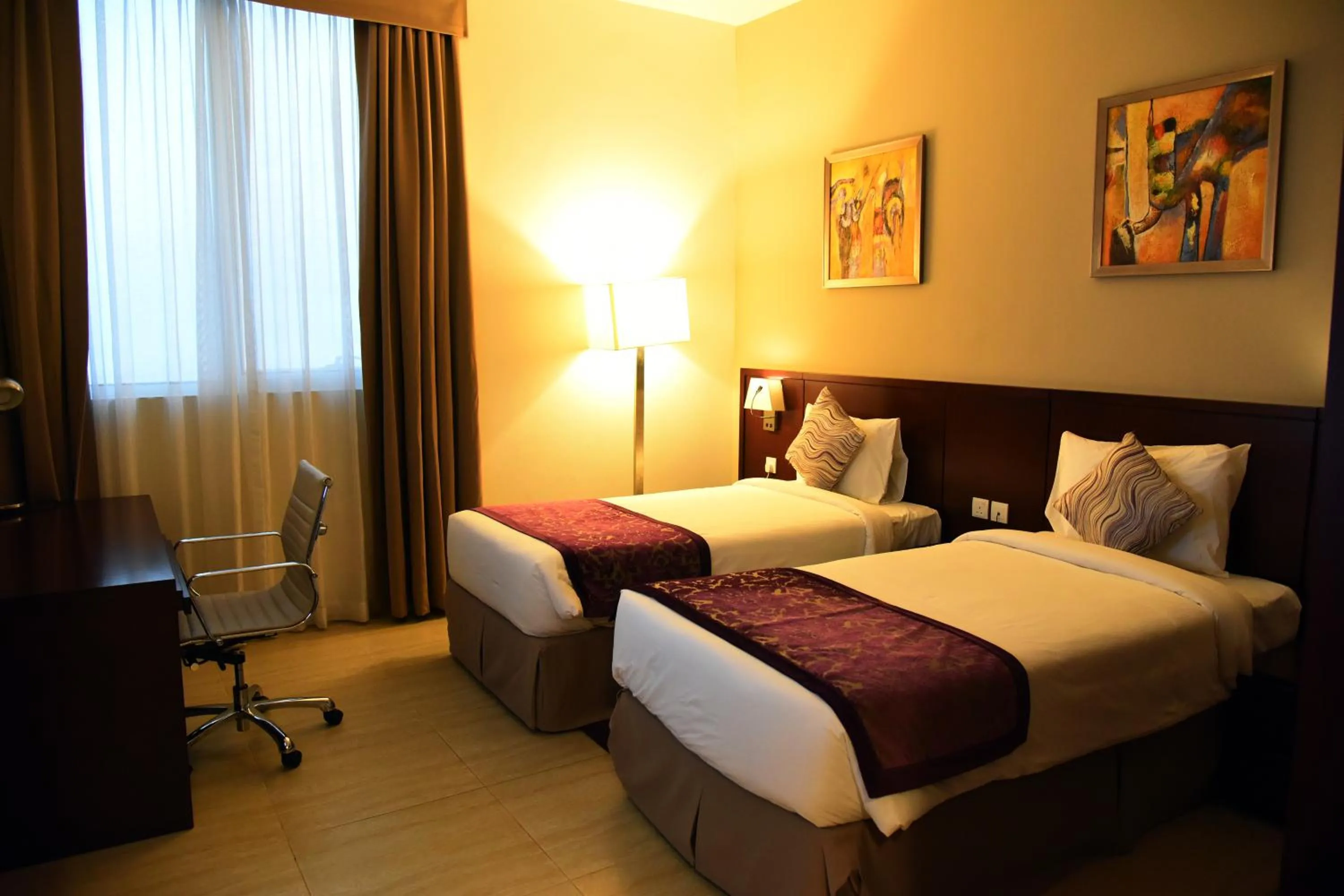 Bed in V Hotel Fujairah