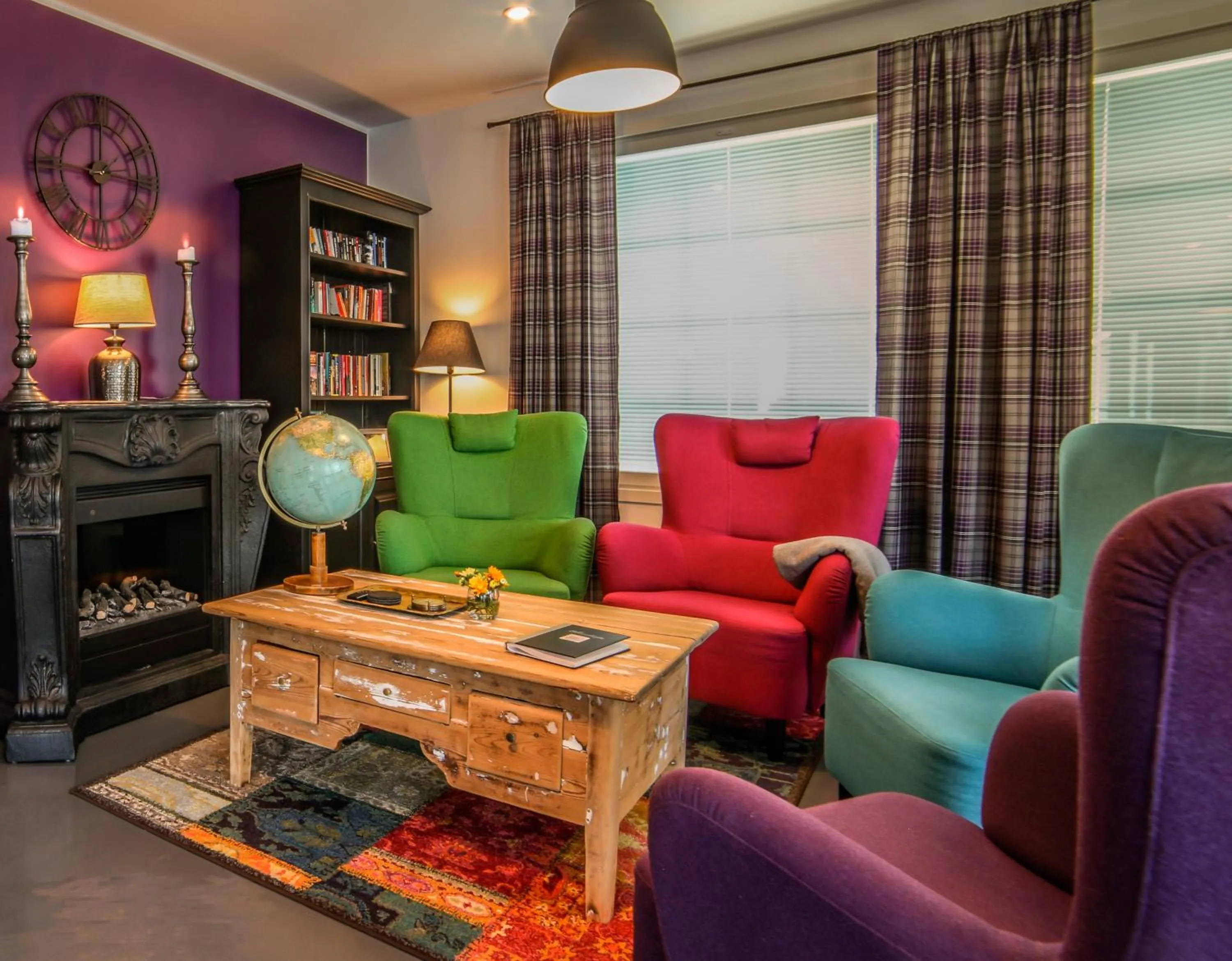 Living room in Hotelli HiljaHelena