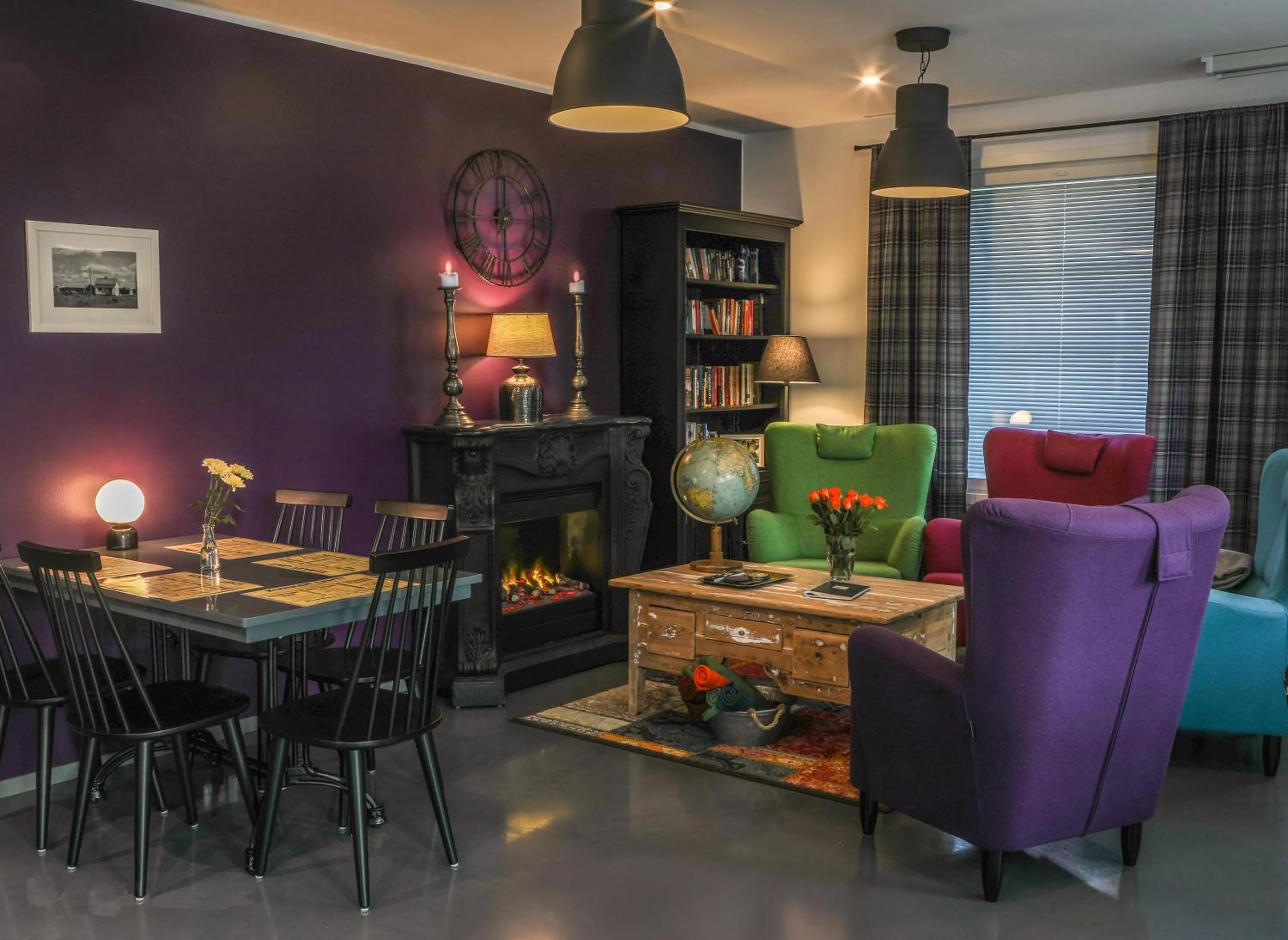 Living room in Hotelli HiljaHelena