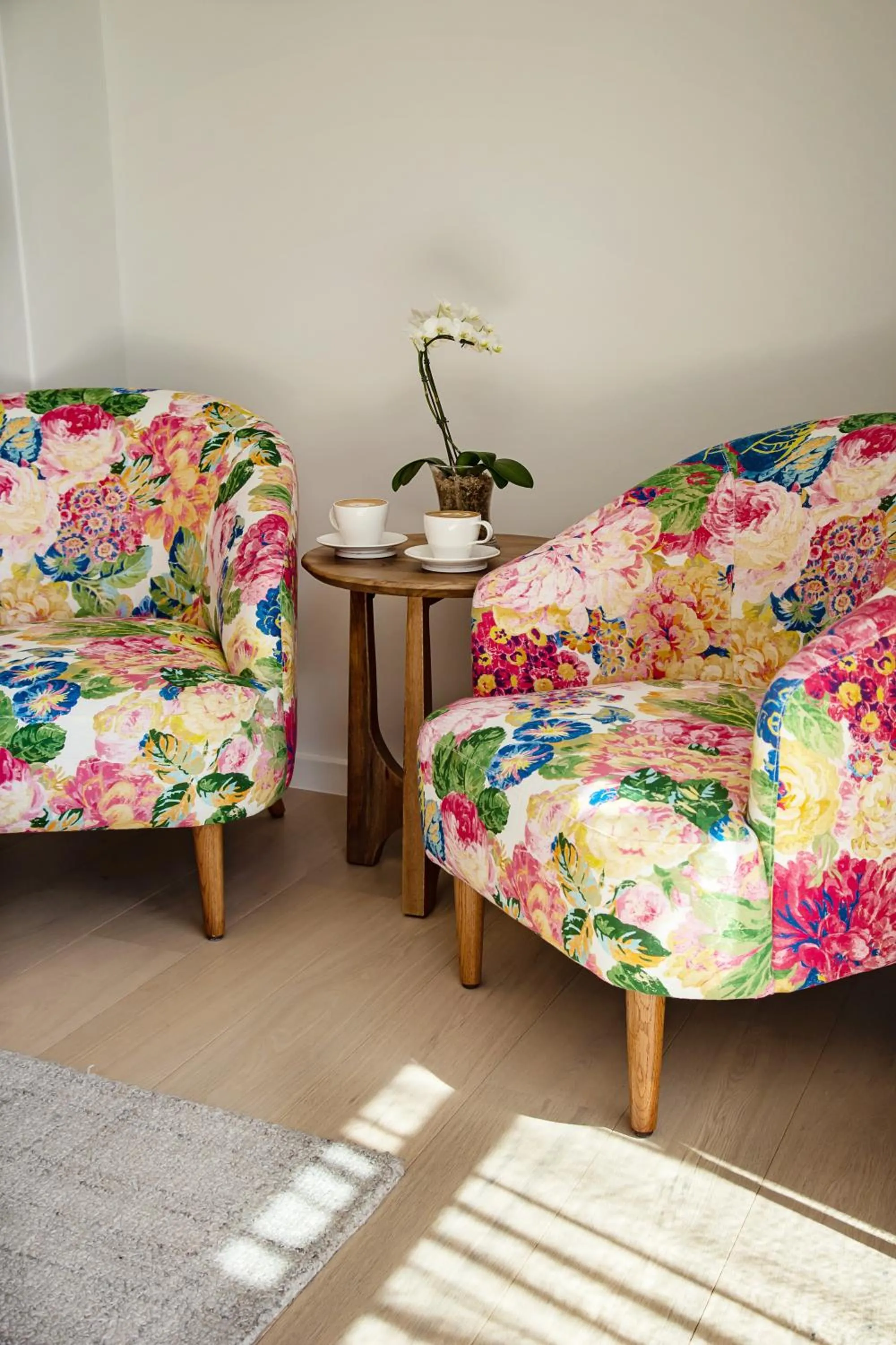 Seating area in La Petite Ferme