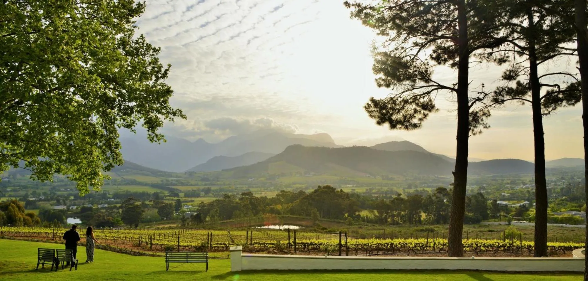 Natural landscape in La Petite Ferme