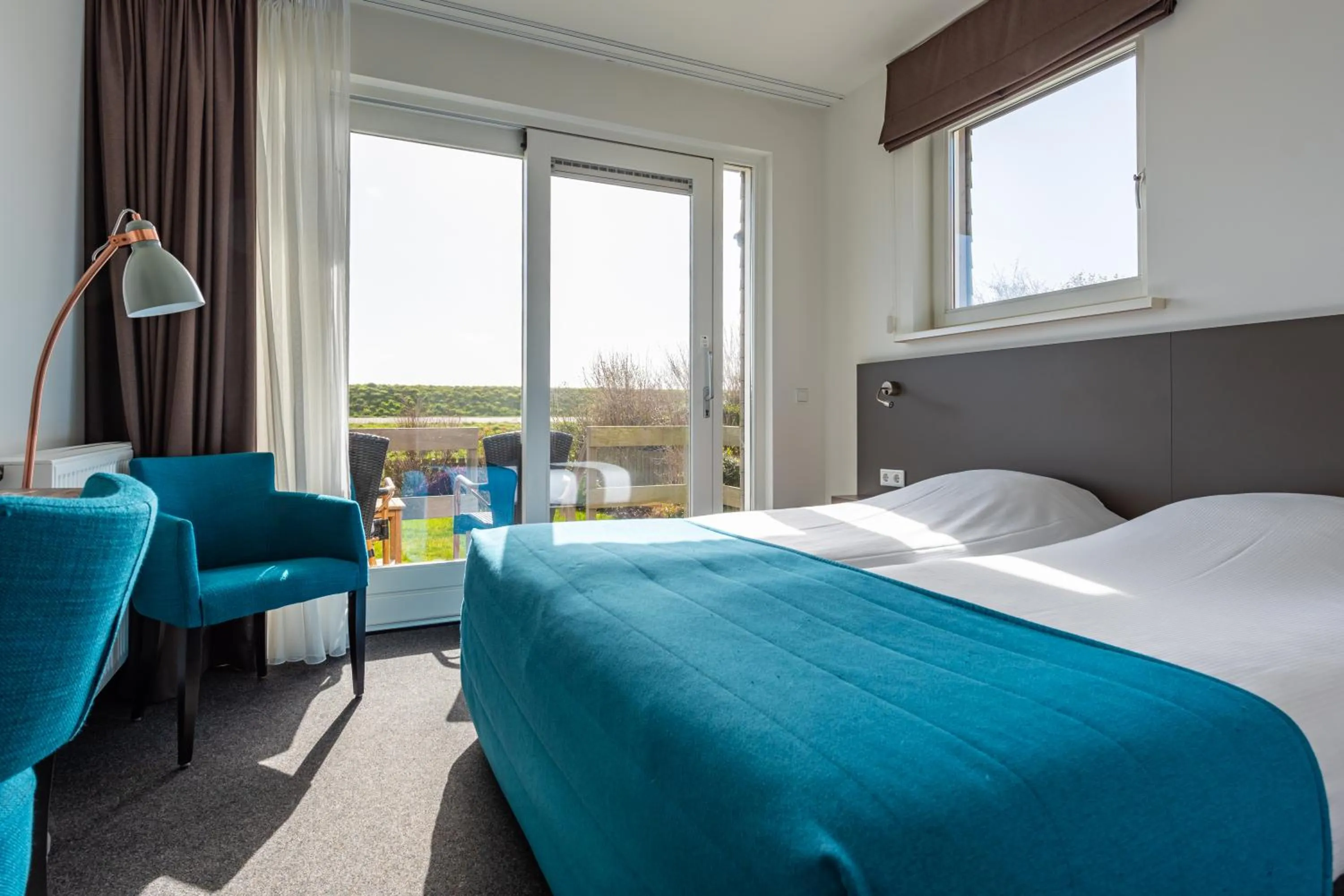 Balcony/Terrace, Bed in Hotelletje de Veerman