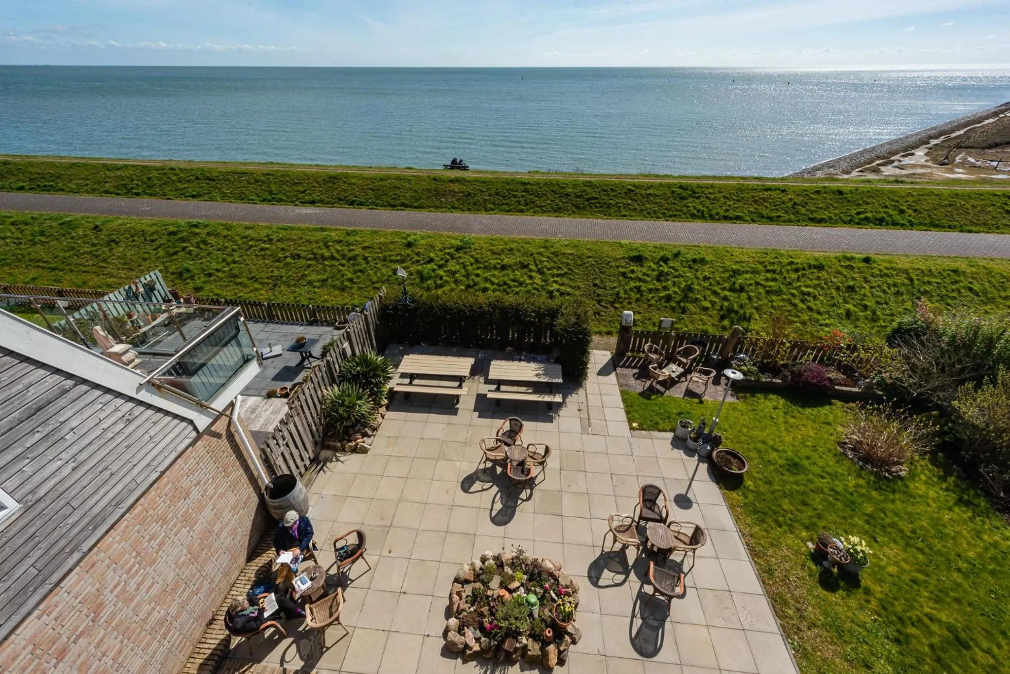 Bird's eye view in Hotelletje de Veerman